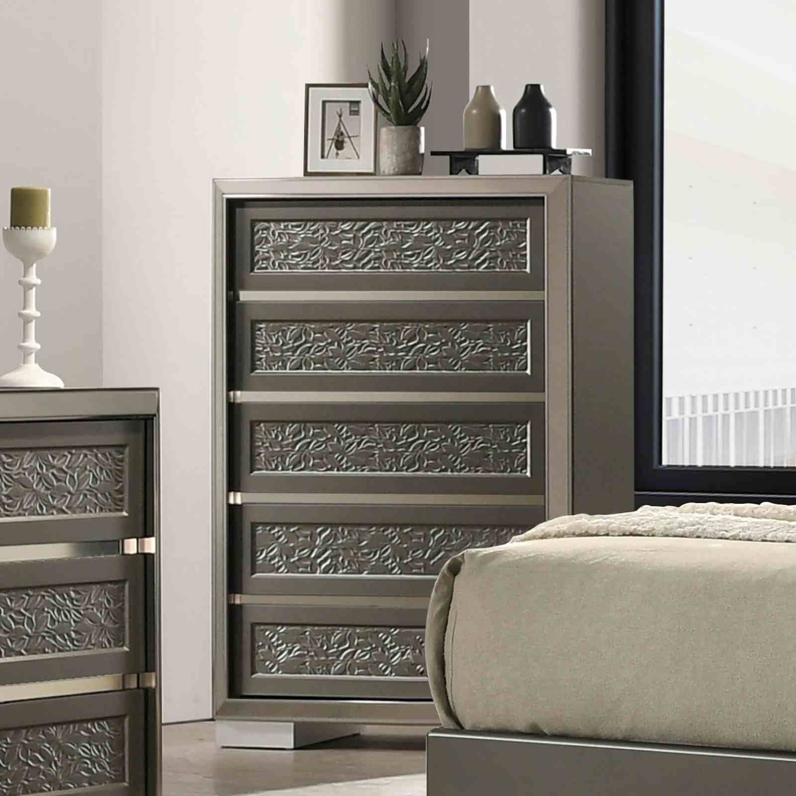 Leyland Chest, Dark Gray