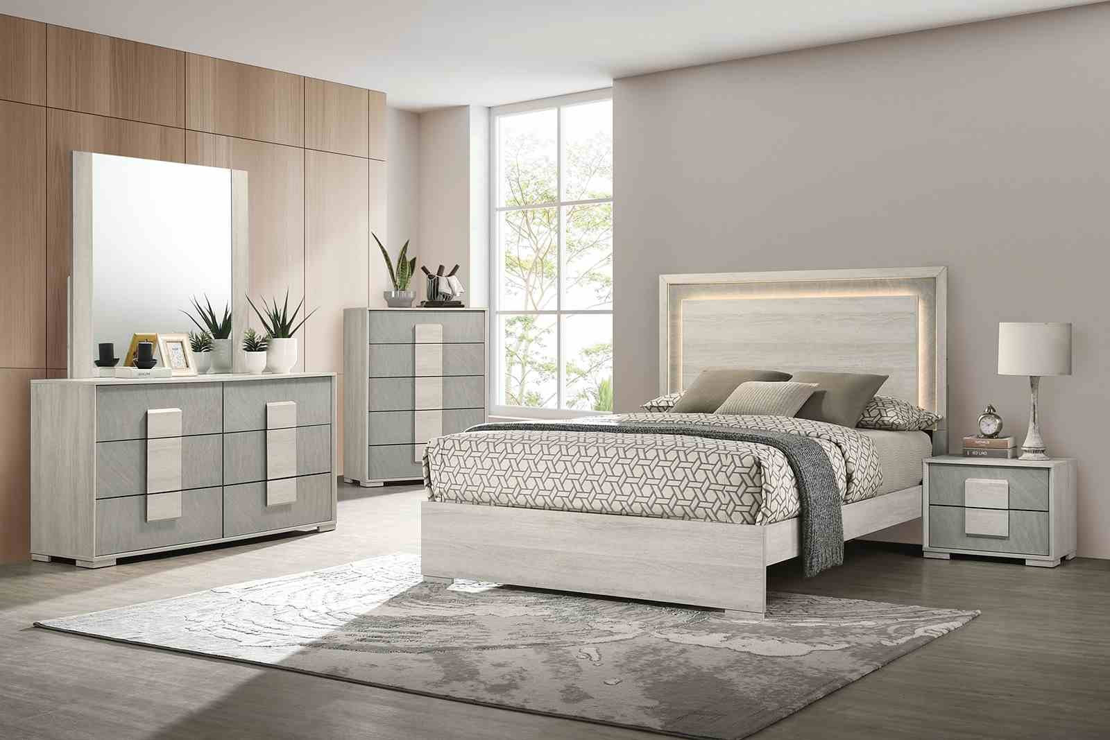 Lincolt Mirror, White Wash - Image 2