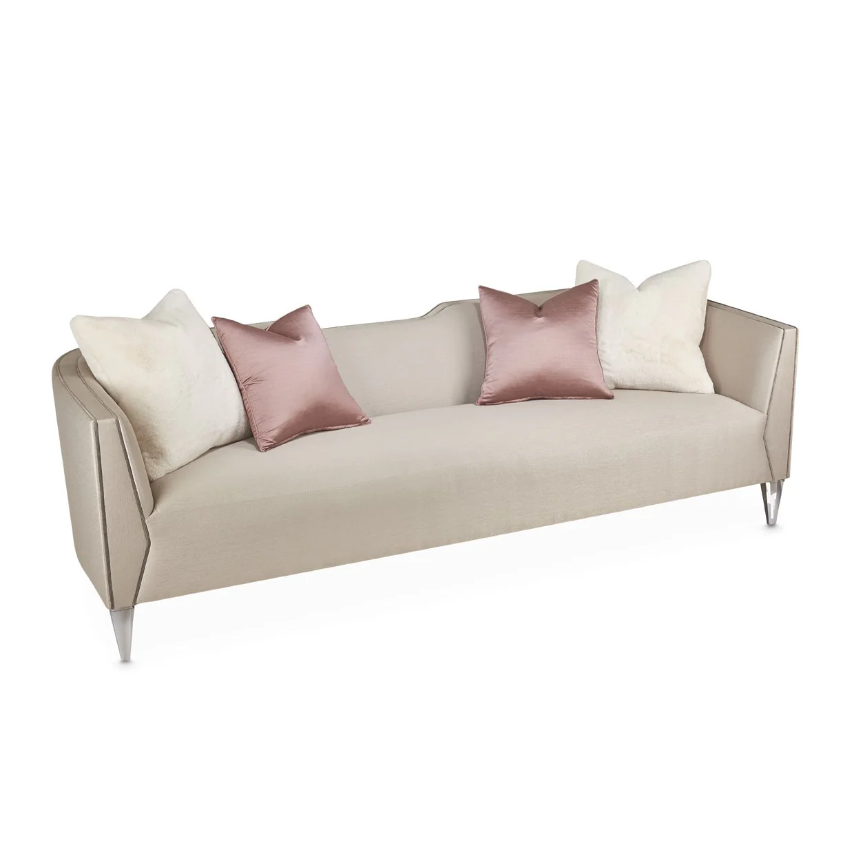Linea Sofa - Metallic/Silver Mist - Image 4