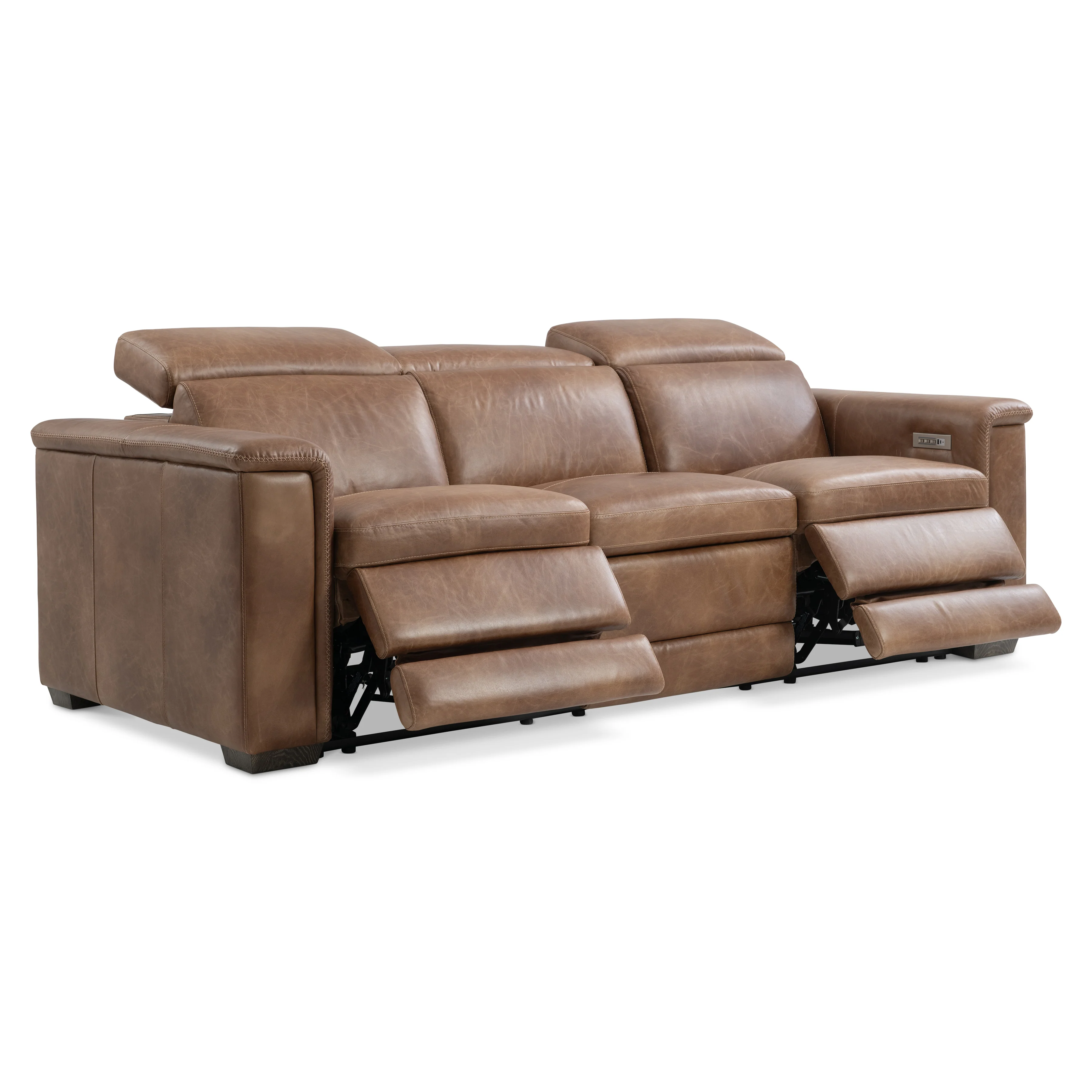 Lioni Leather Power Motion Sofa - Image 2
