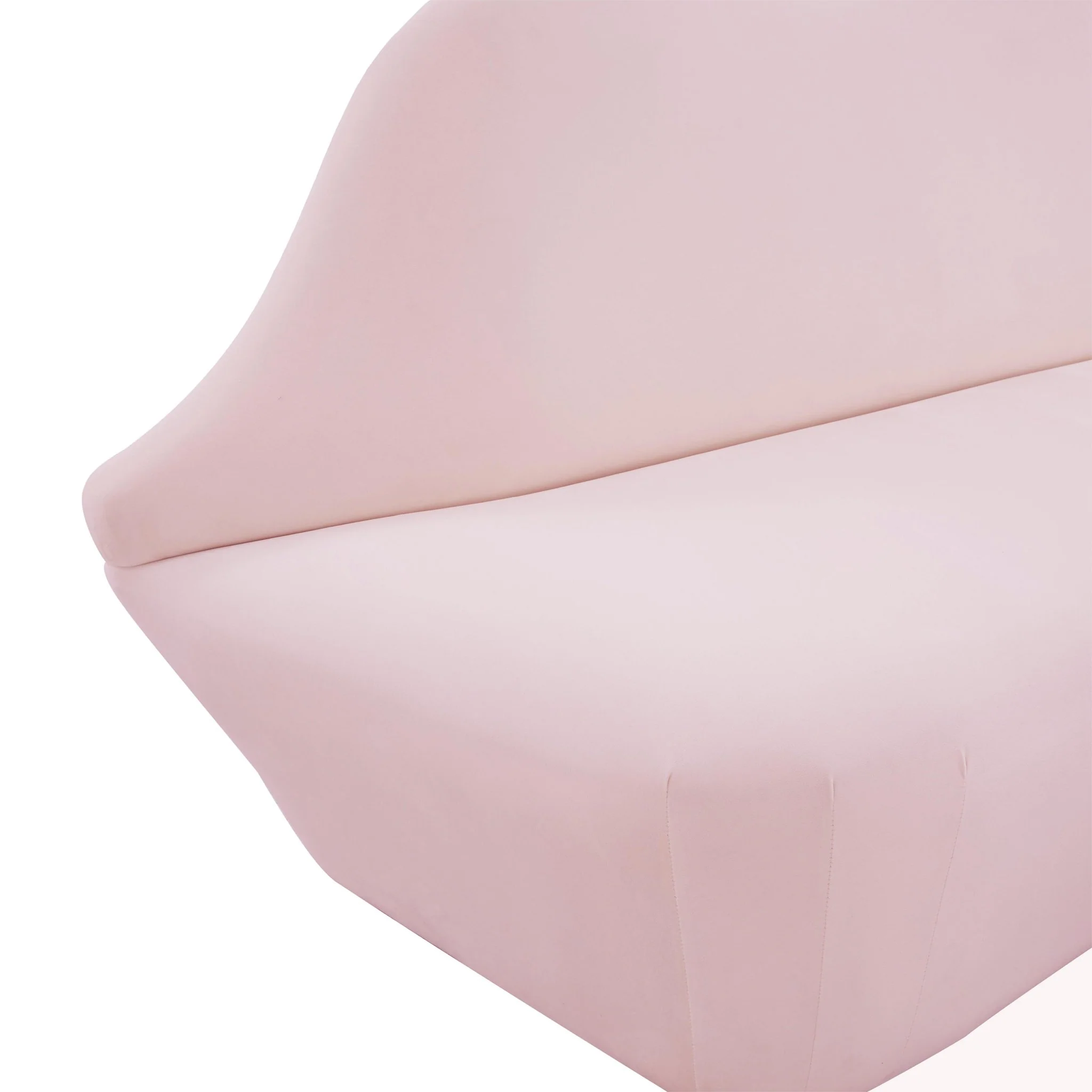 Lips Blush Velvet Settee - Image 5