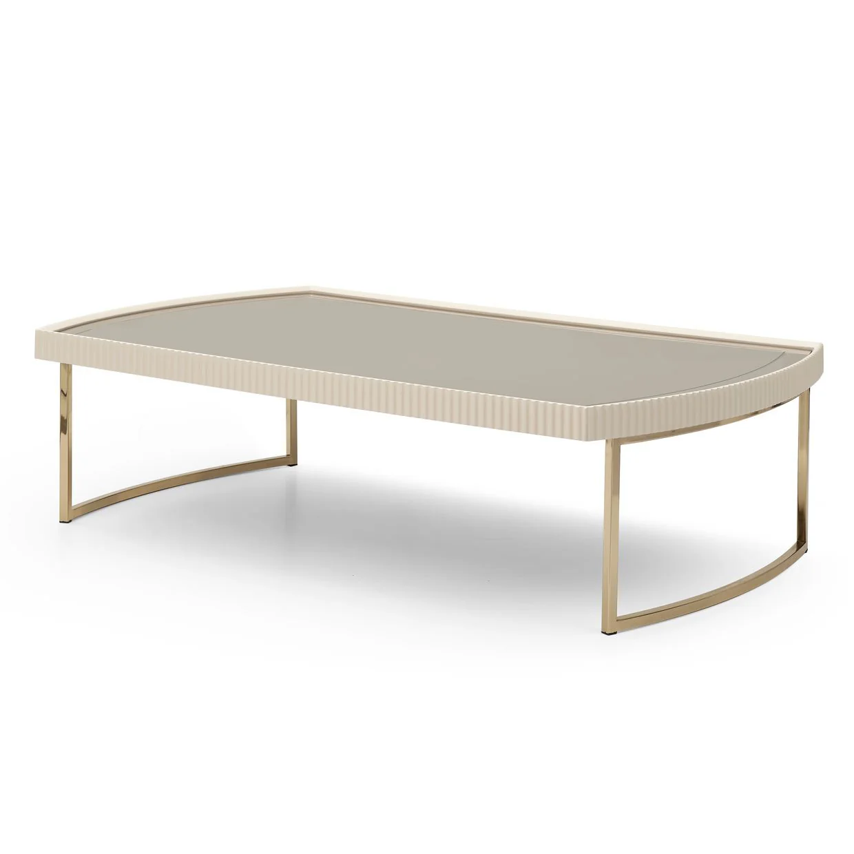 Lisbon Cocktail Table - Silken Matte Cream - Image 2
