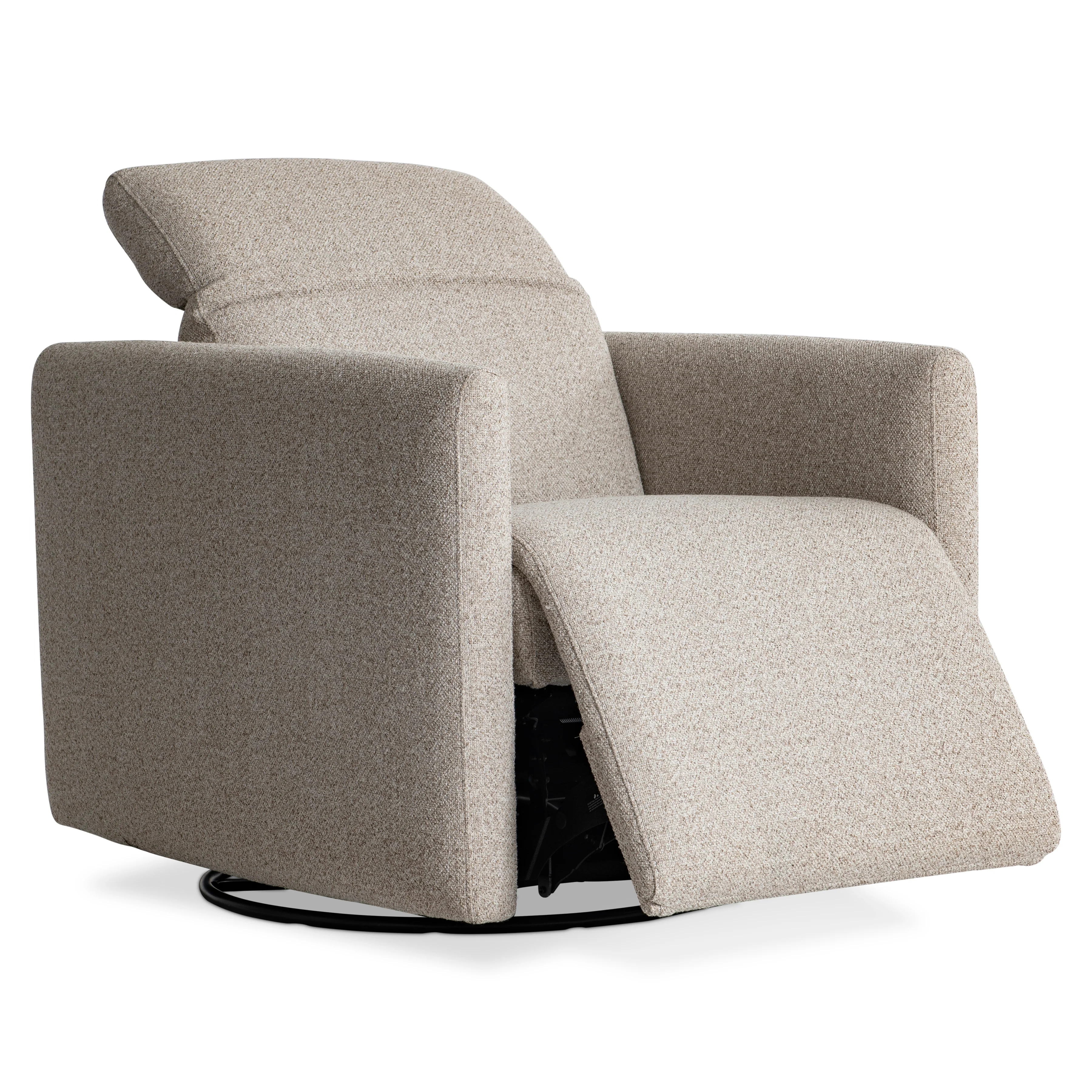 Livvy Fabric Power Motion Swivel Chair - Image 2