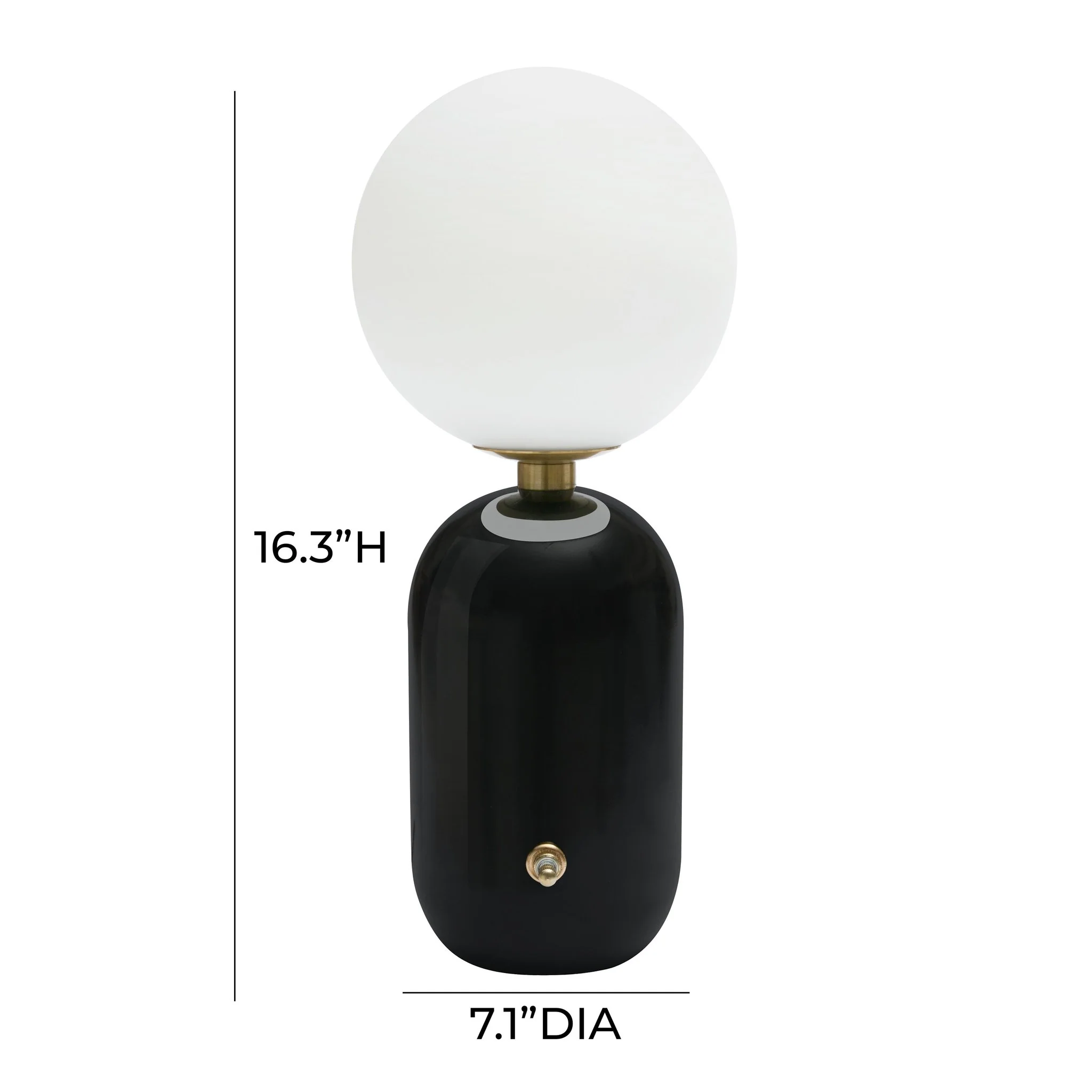 Liza Black Table Lamp - Image 6