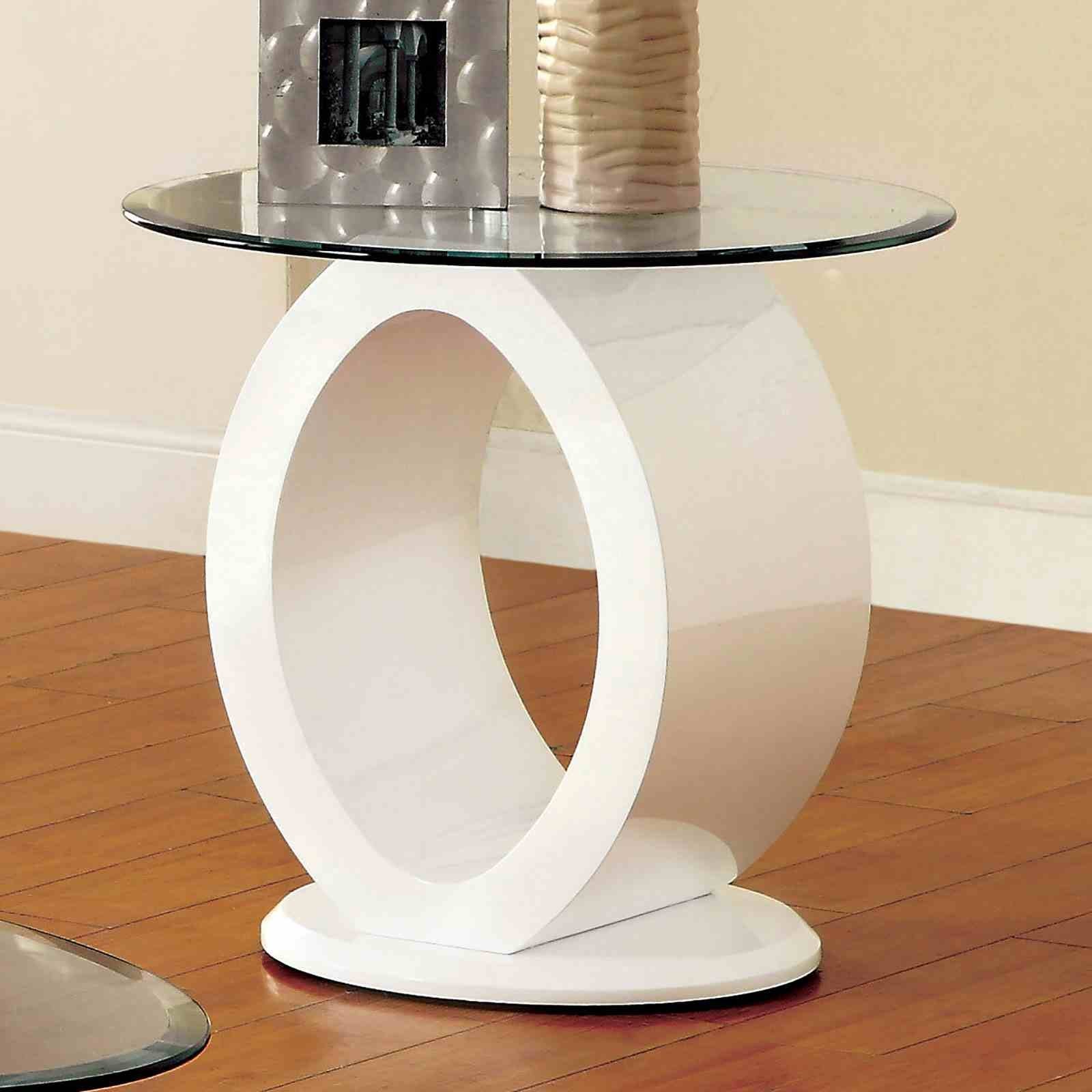 Lodia Iii End Table, White