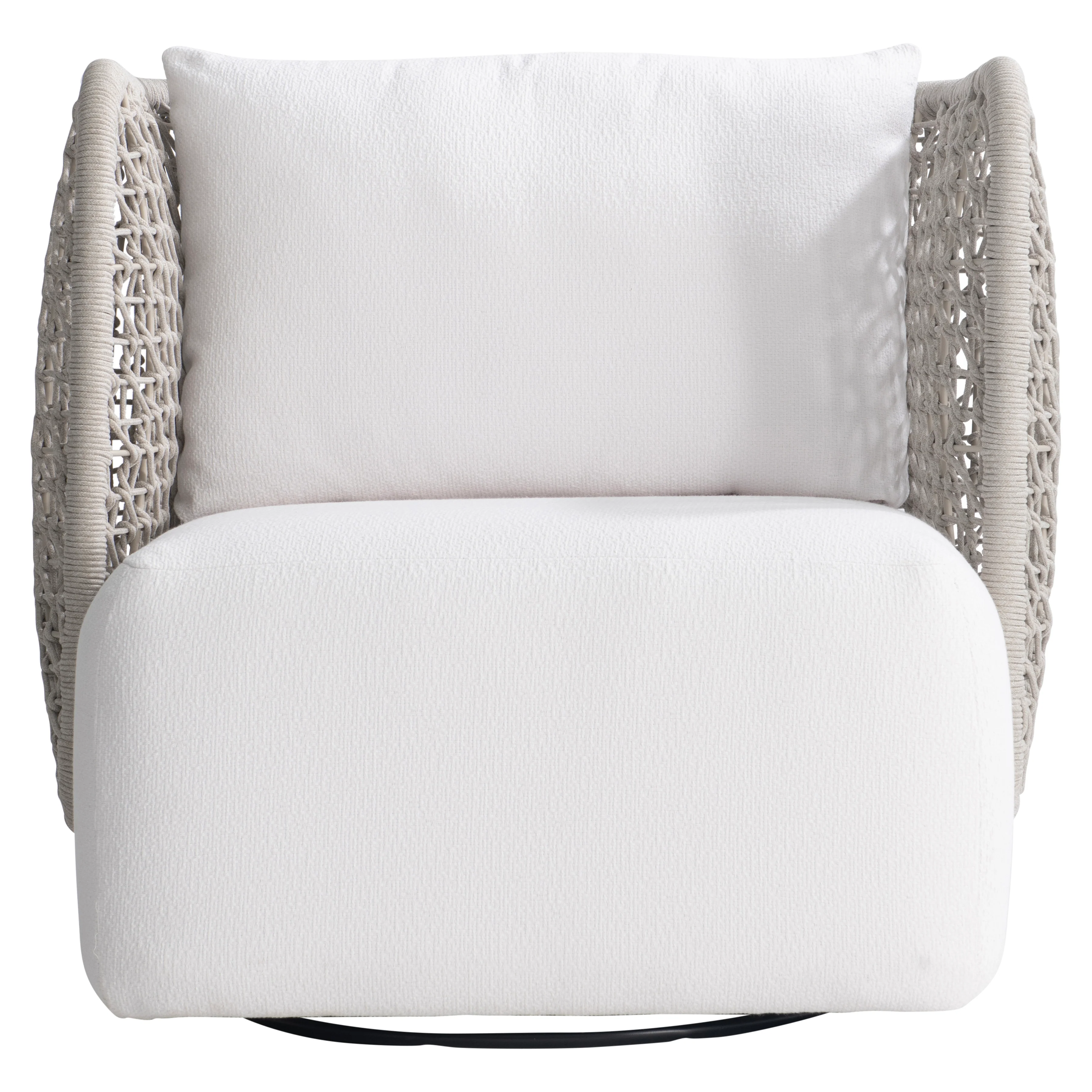 Lomani Outdoor Swivel Chair - Image 3