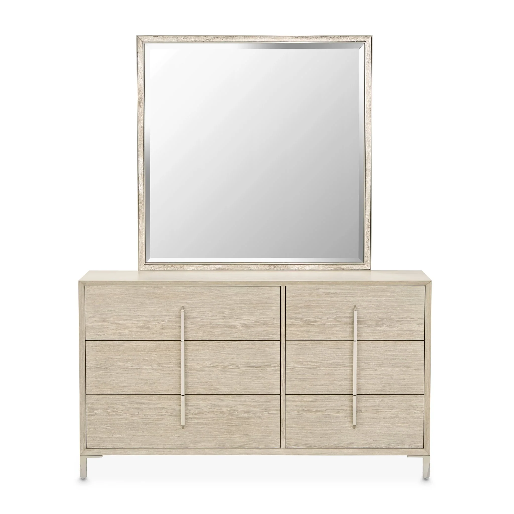 Lotus Bay Small Dresser with Mirror - Sand