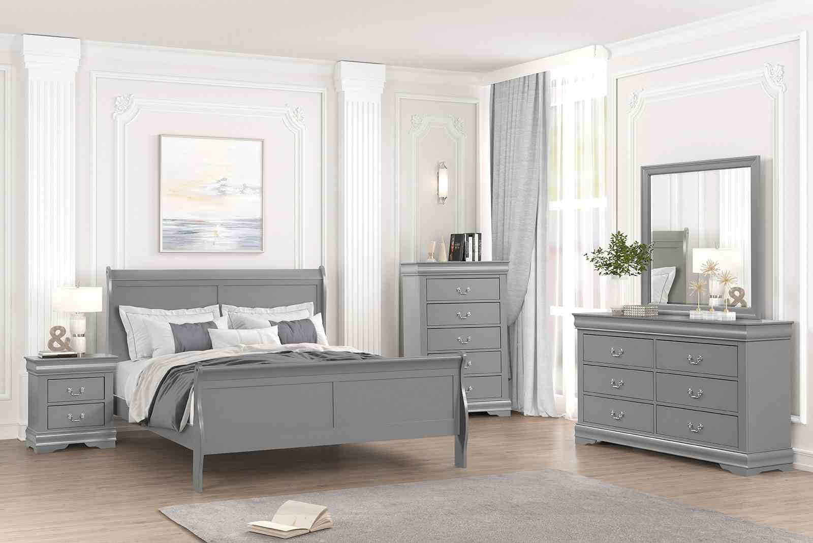 Louis Philippe 4 Pc. Queen Bedroom Set - Image 2