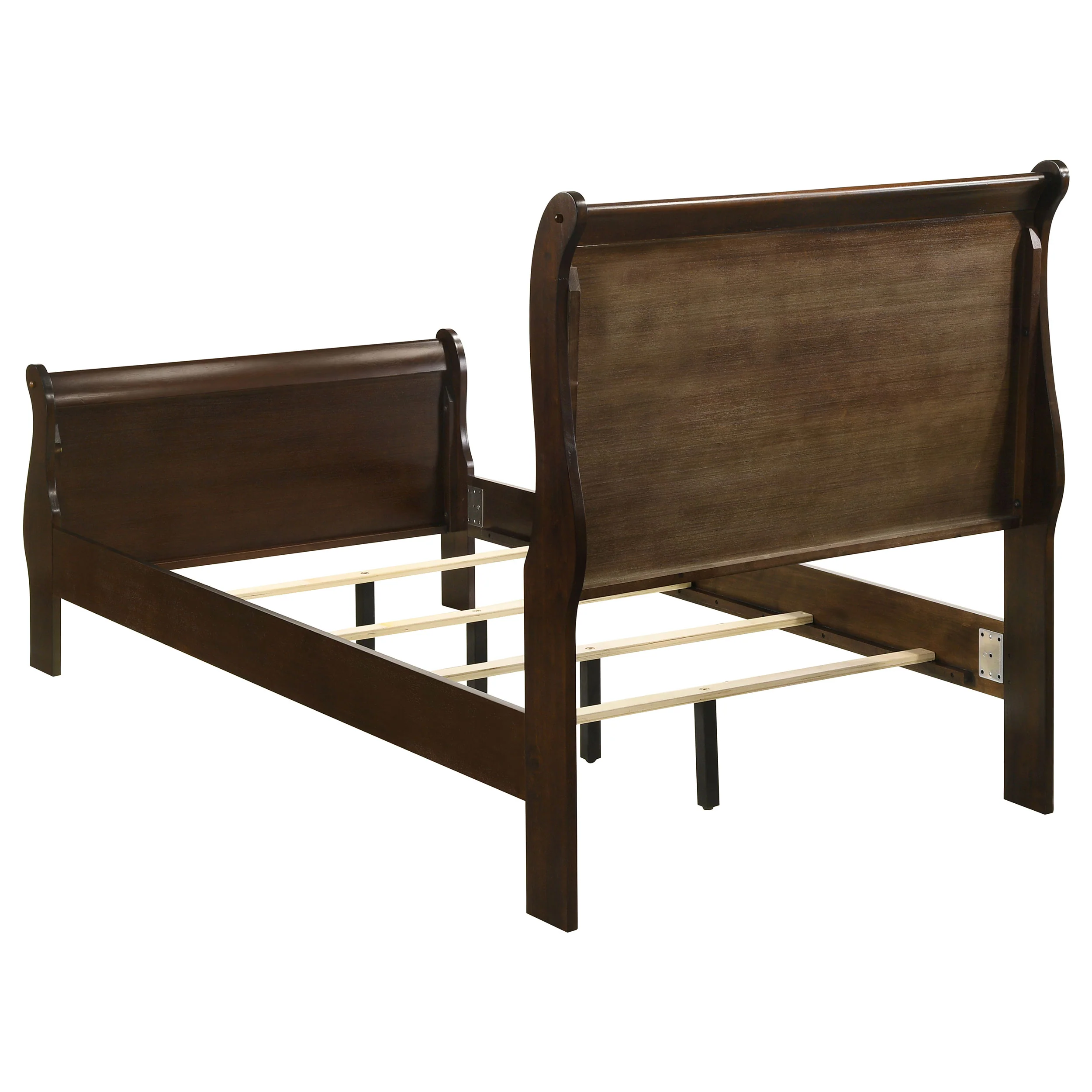 Louis Philippe Sleigh Panel Bed - Image 32