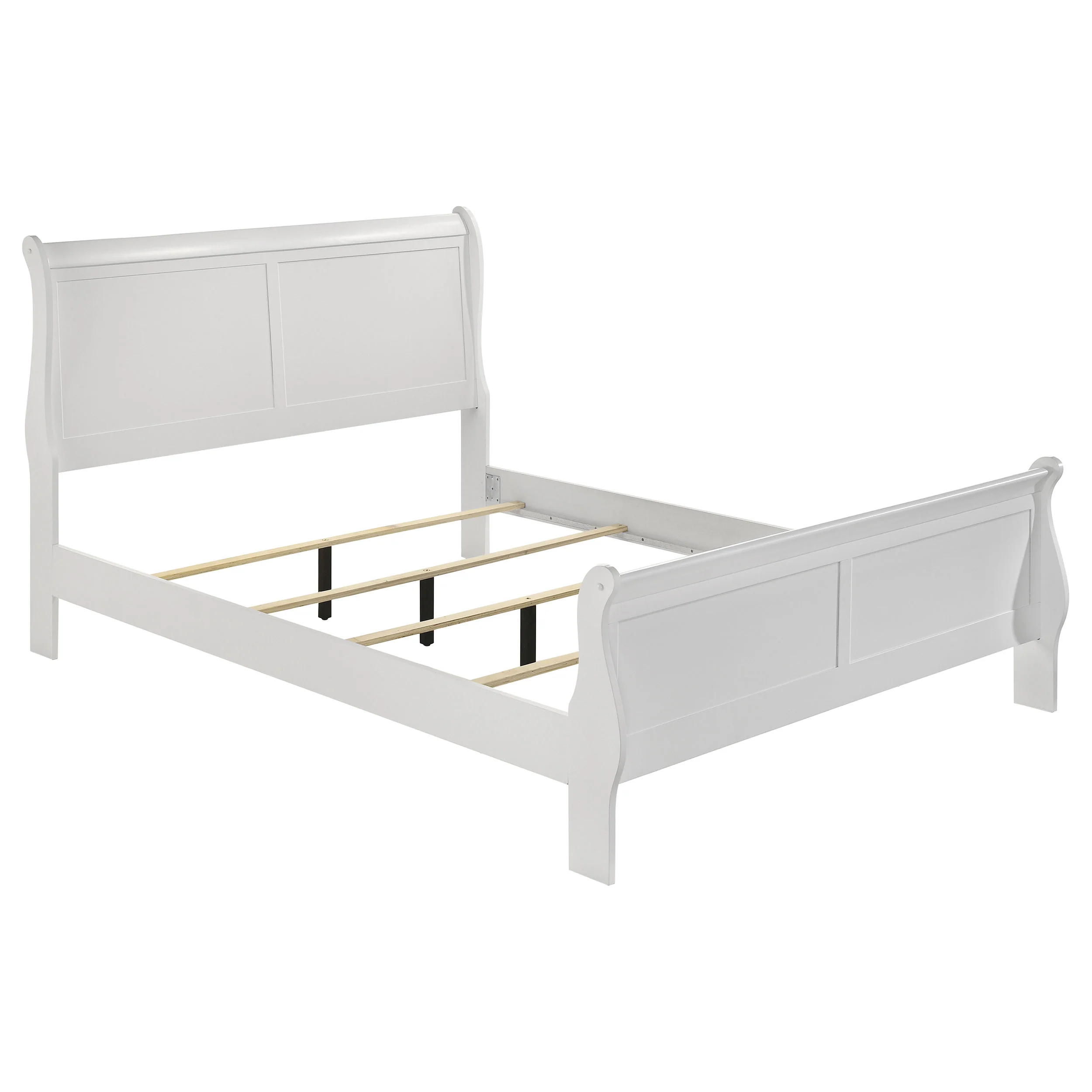 Louis Philippe Sleigh Panel Bed - Image 44
