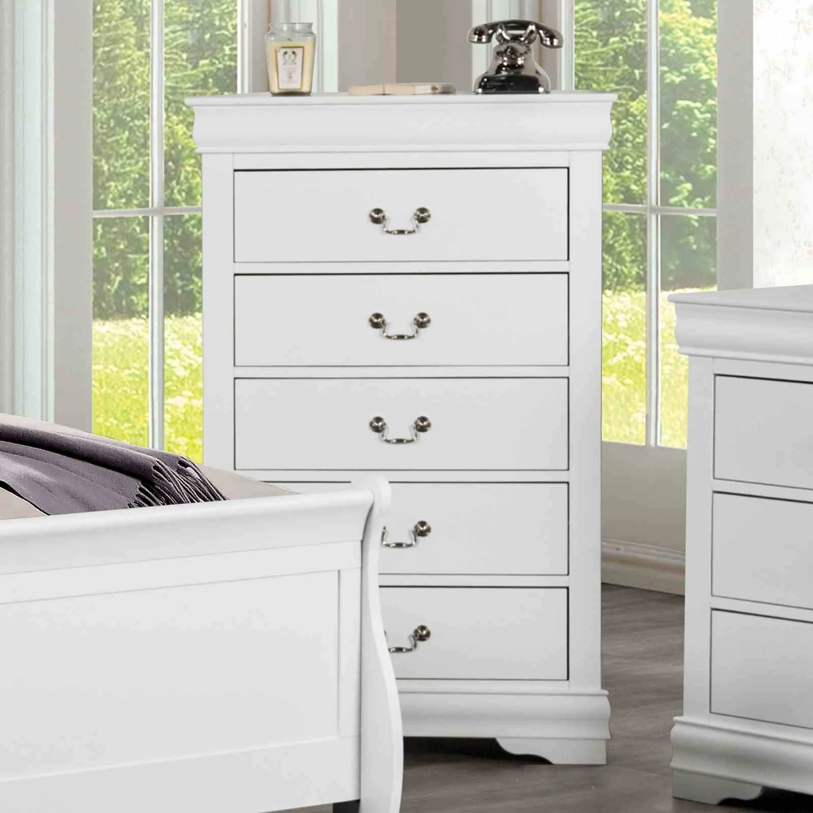 Louis Philippe Chest, White