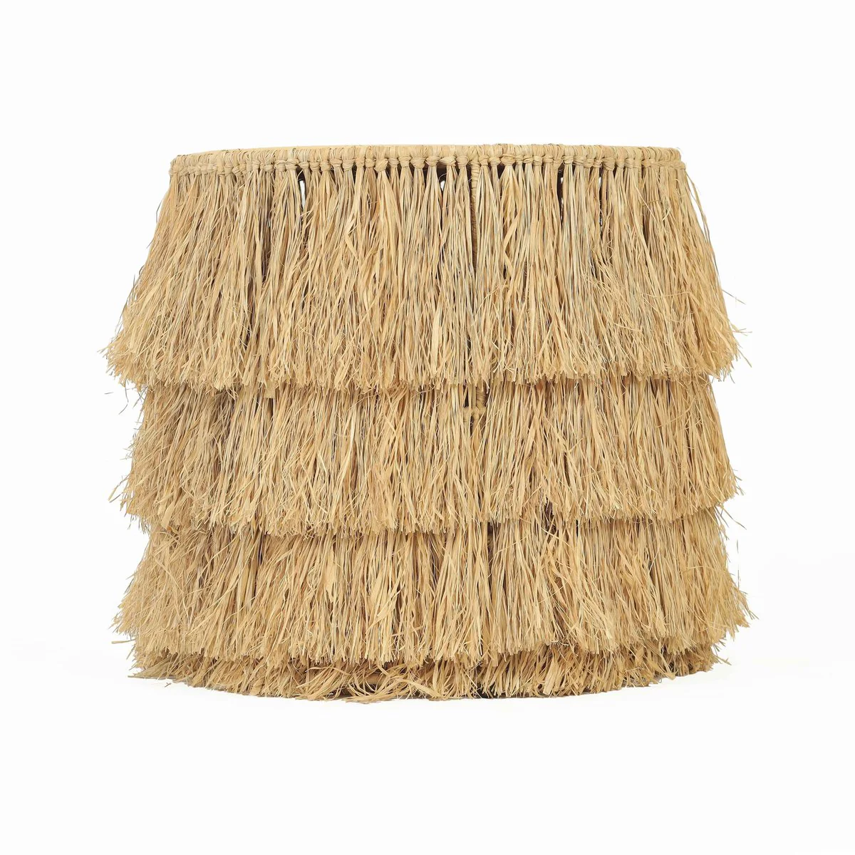 Luau Natural Rattan Round End Table - Image 2