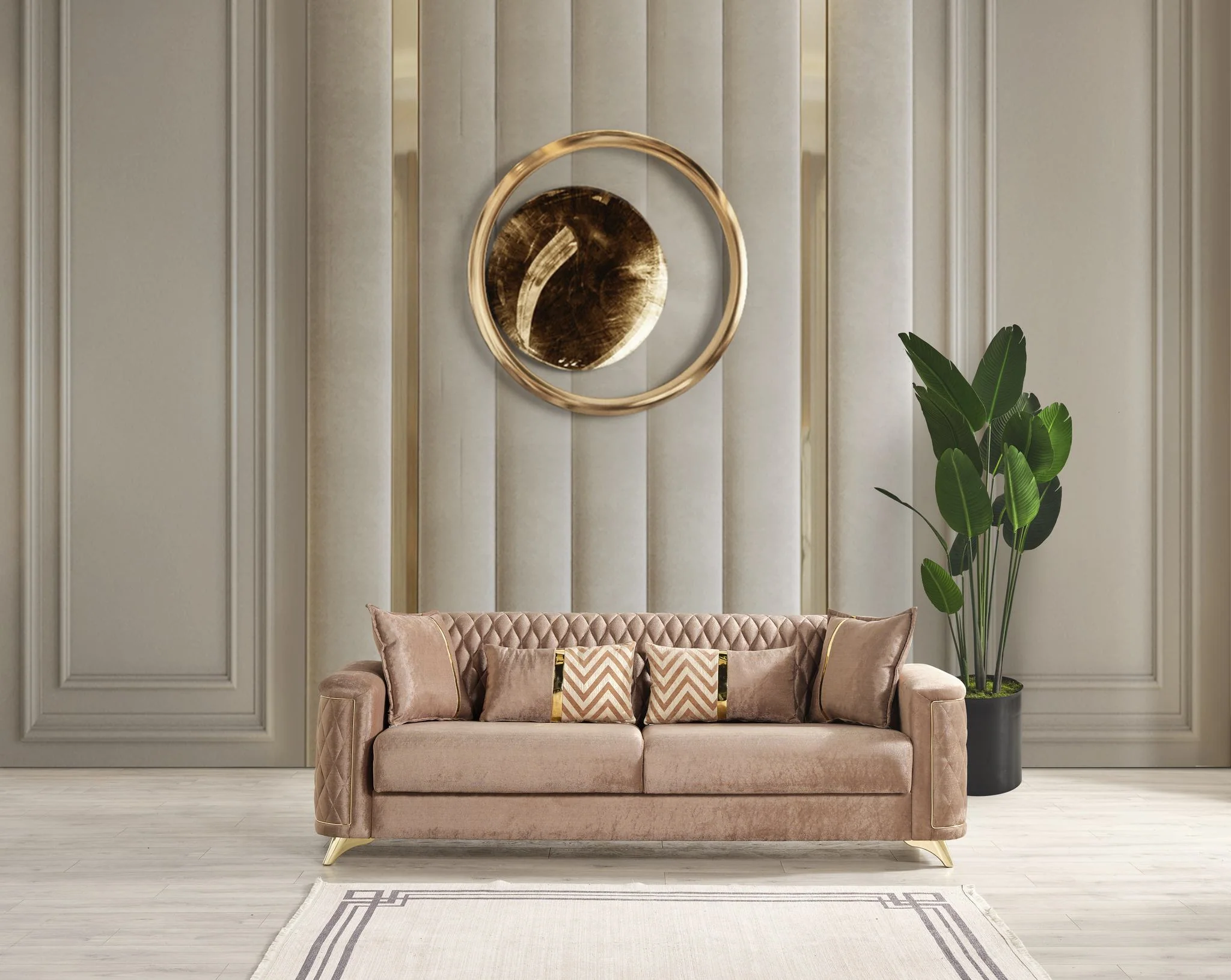 Luna Sofa Copper