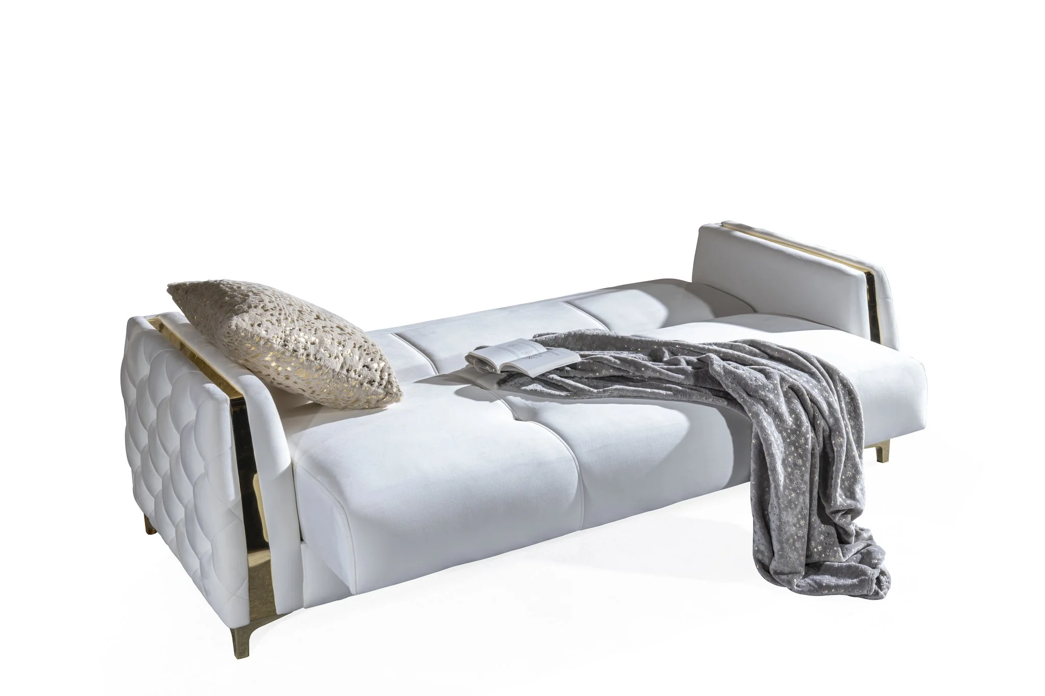 Lust 2PC Living Room Set Off White - Image 6