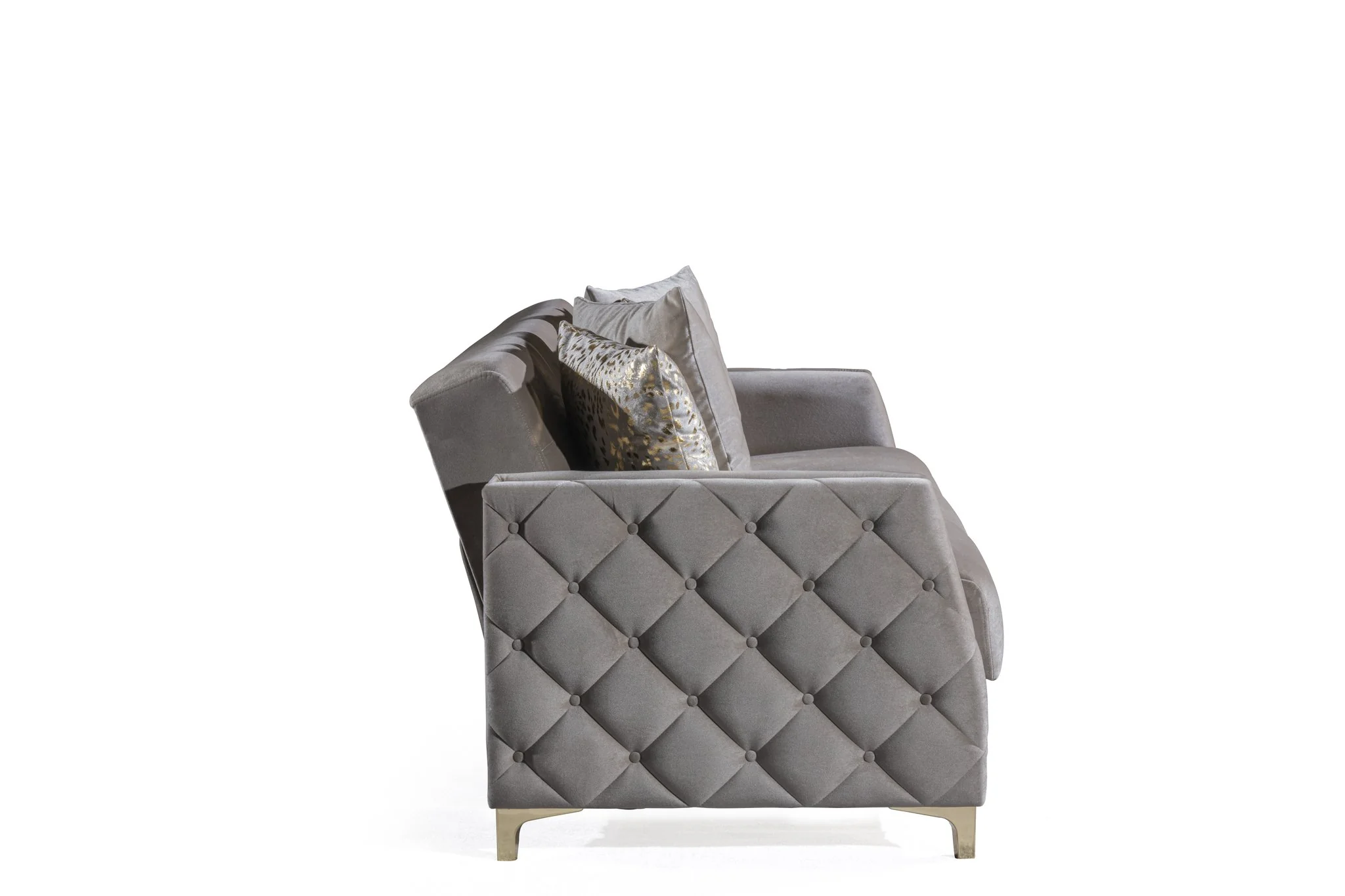 Lust 3 Pc Living Room set Taupe - Image 5