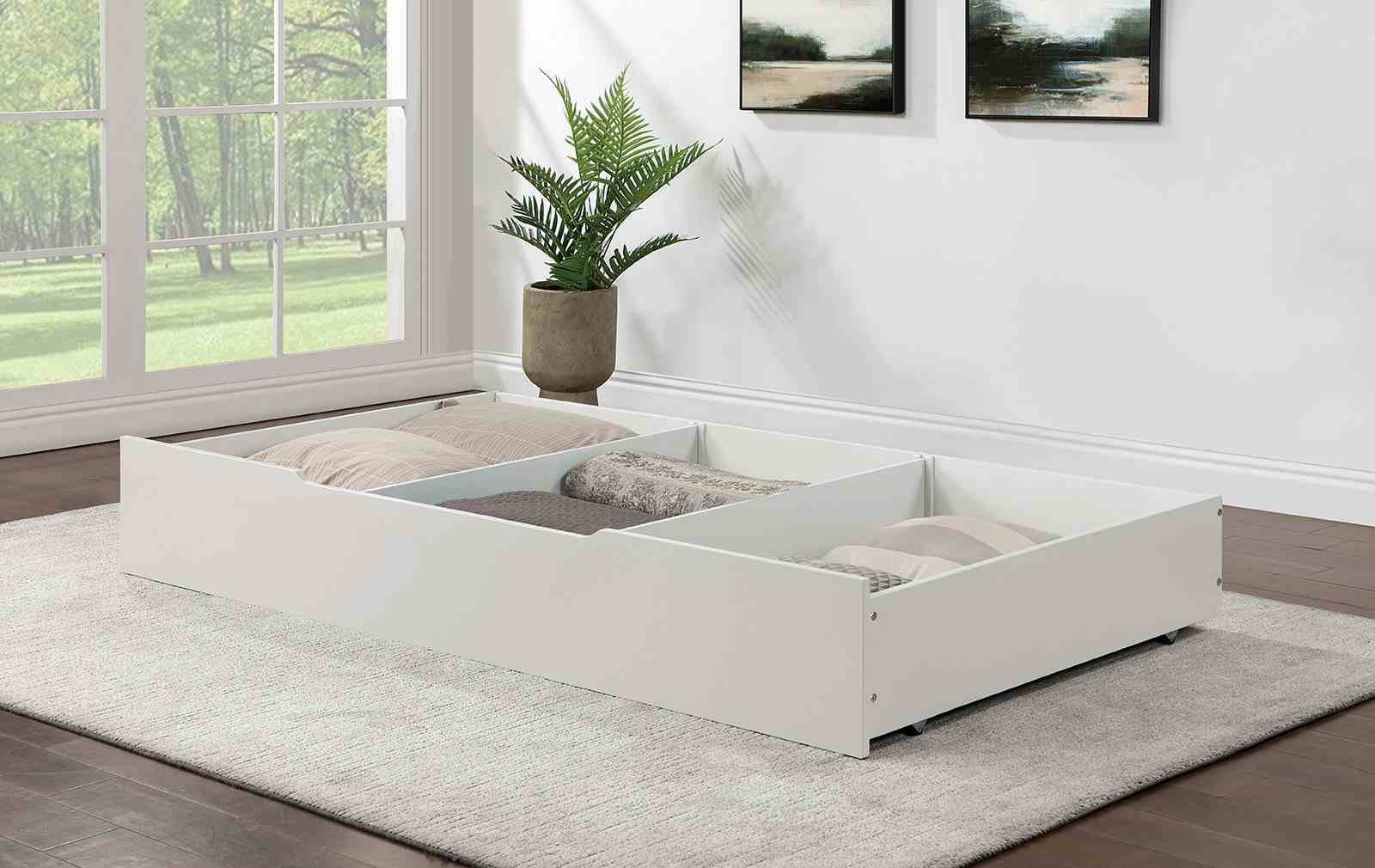 Lycoris Trundle/Drawer, White