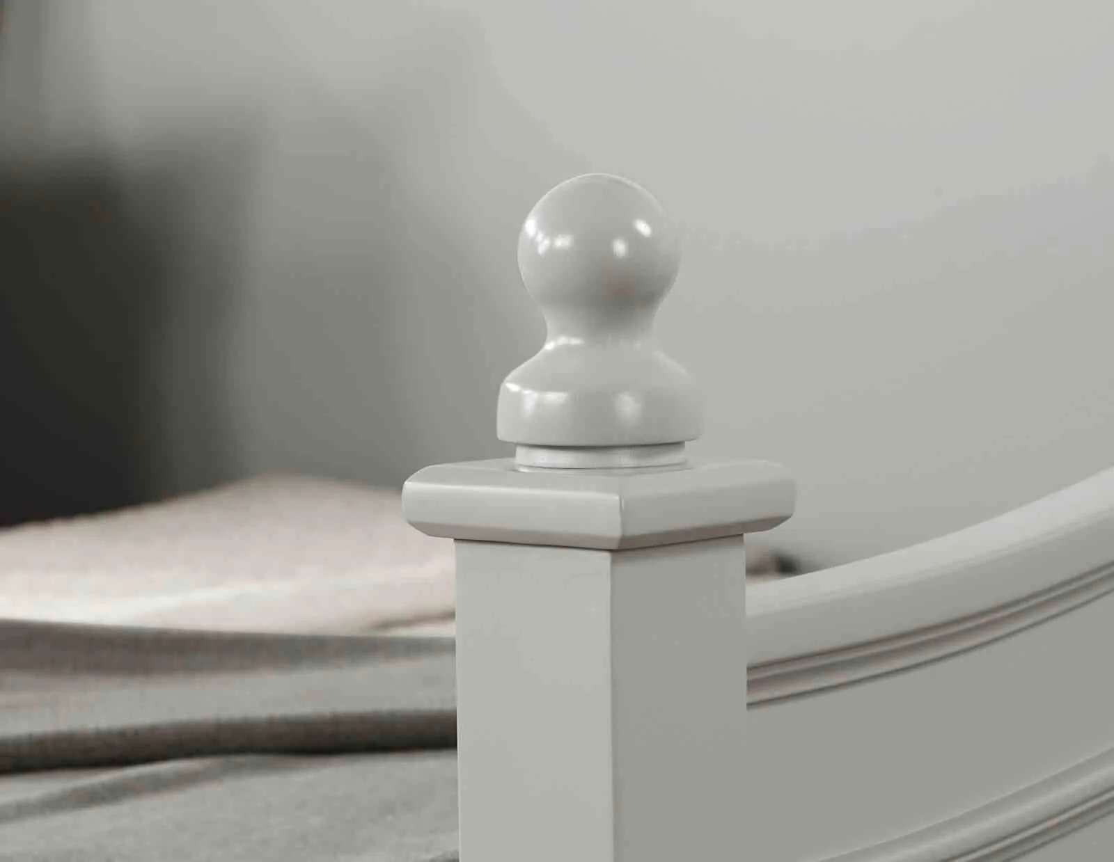 Lycoris Twin Daybed w/ Trundle, Light Gray - Image 4