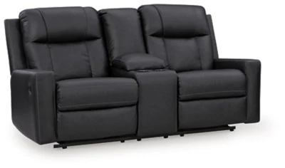 Mackmenville Reclining Loveseat with Console - Image 16