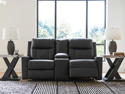 Mackmenville Reclining Loveseat with Console - Image 19