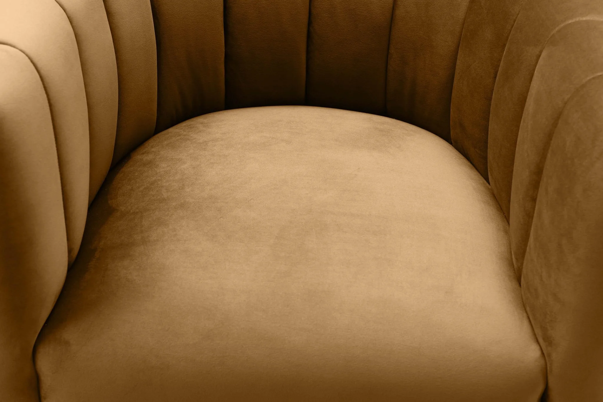 Magnolia Cognac Velvet Chair - Image 5