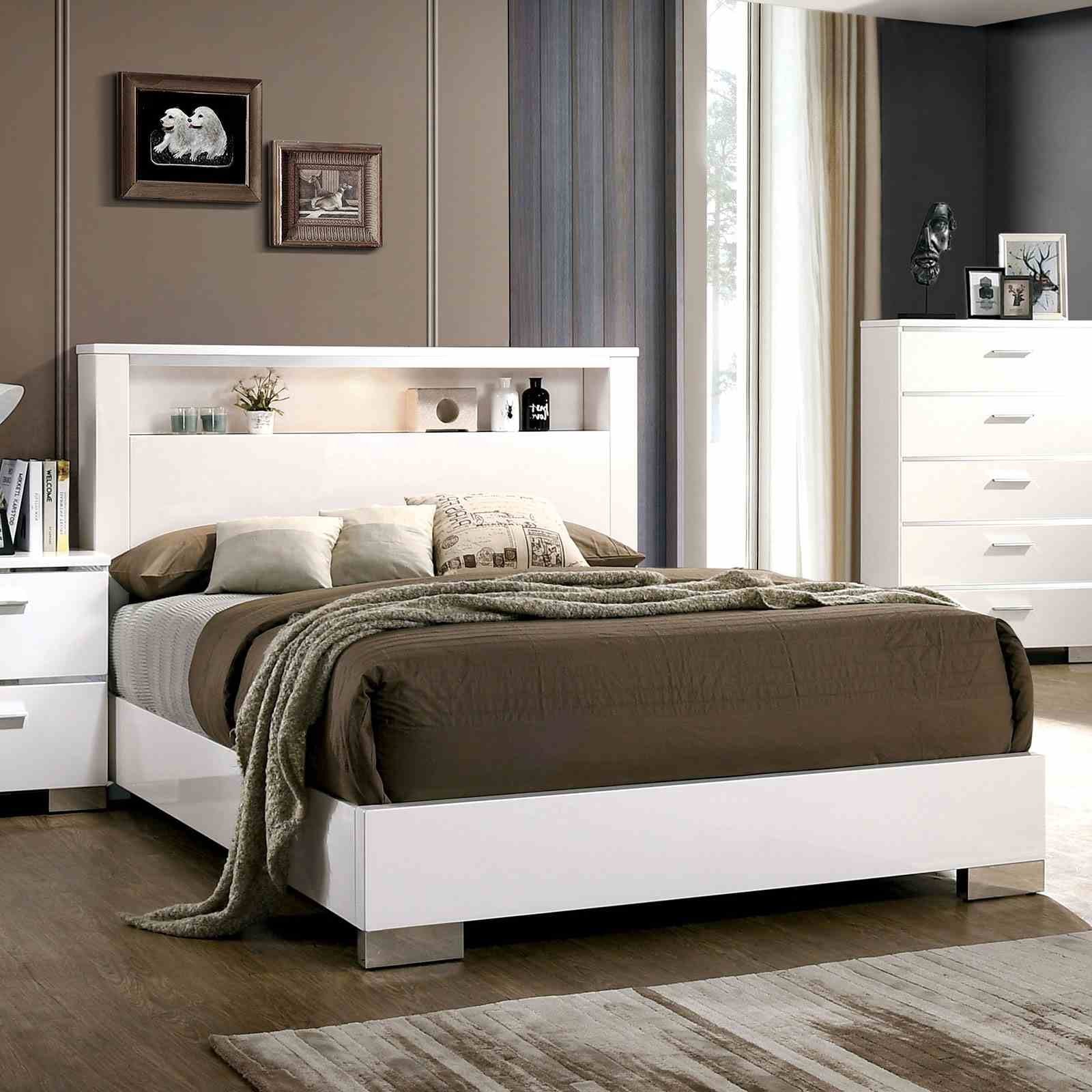 Malte Cal.King Bed, White
