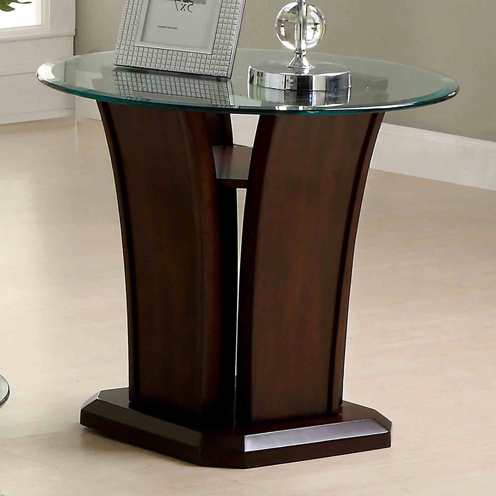 Manhattan Iv End Table, Brown Cherry