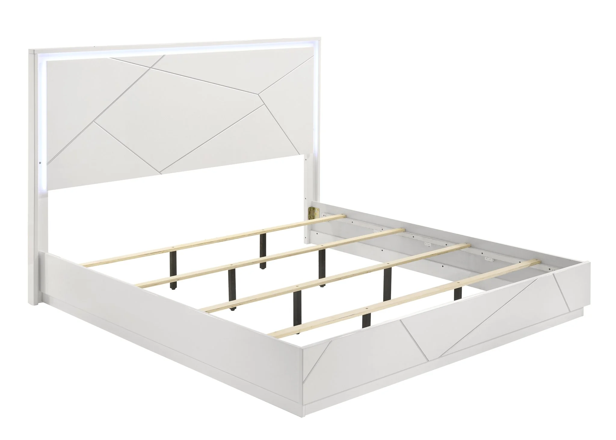 Manhattan Queen 5PC Bedroom Set White - Image 4