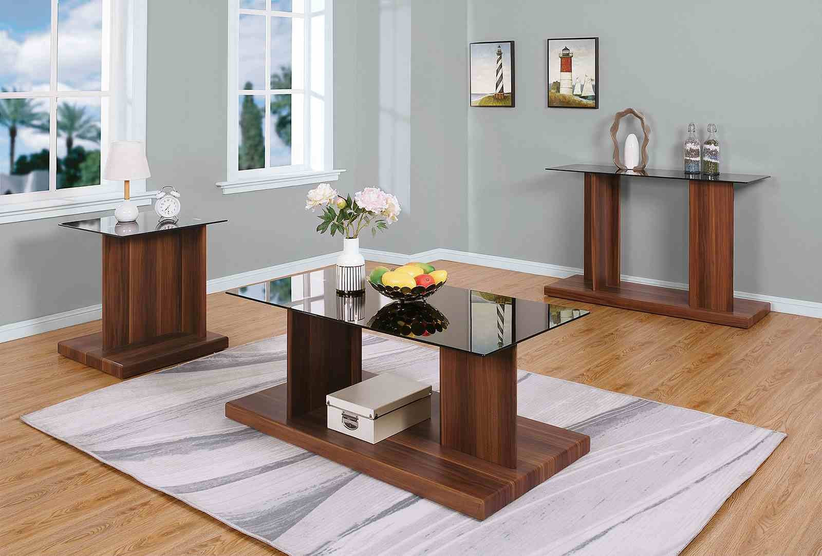 Mannedorf Sofa Table, Dark Walnut - Image 2