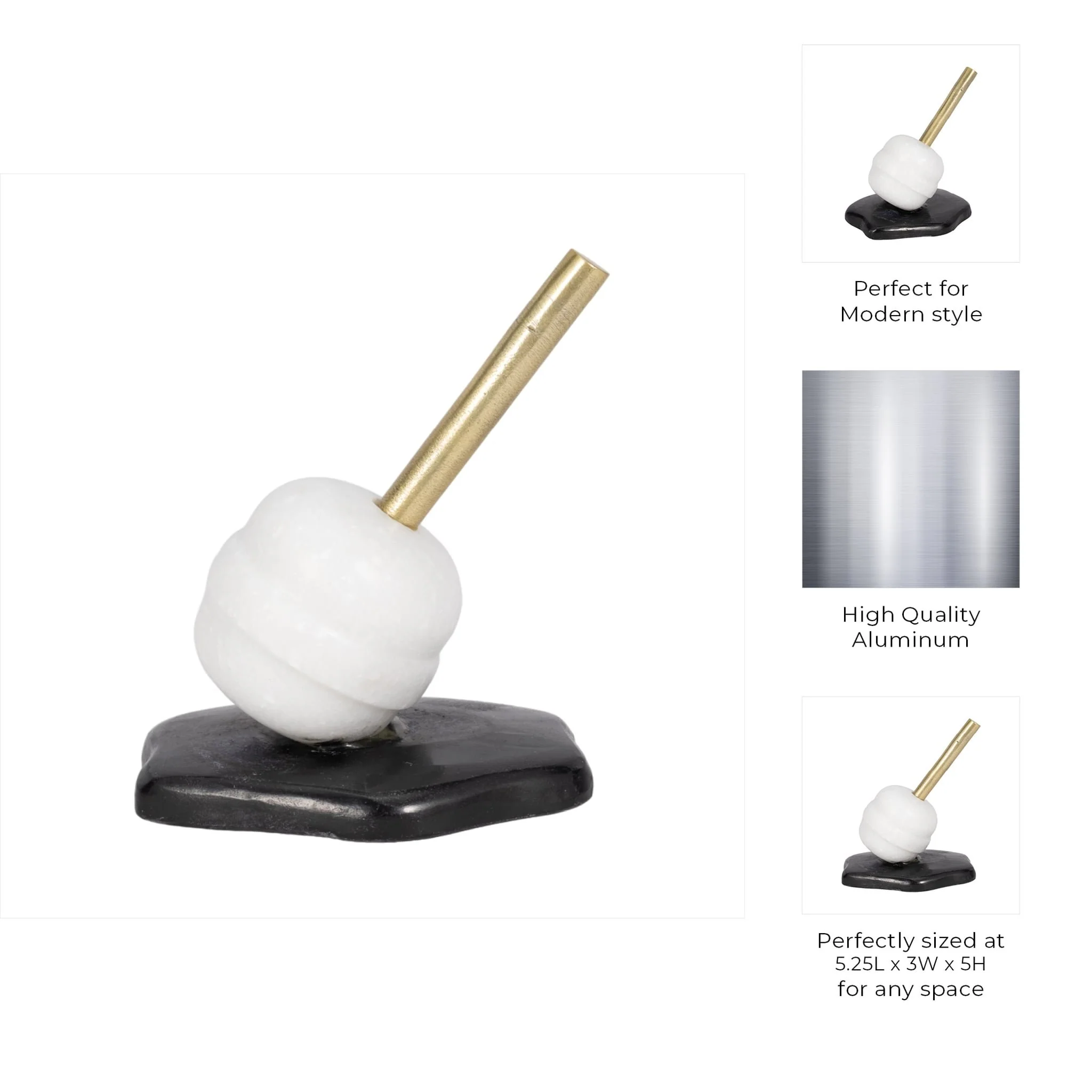 Marble, 6" Melted Lollipop, Multi - Image 9