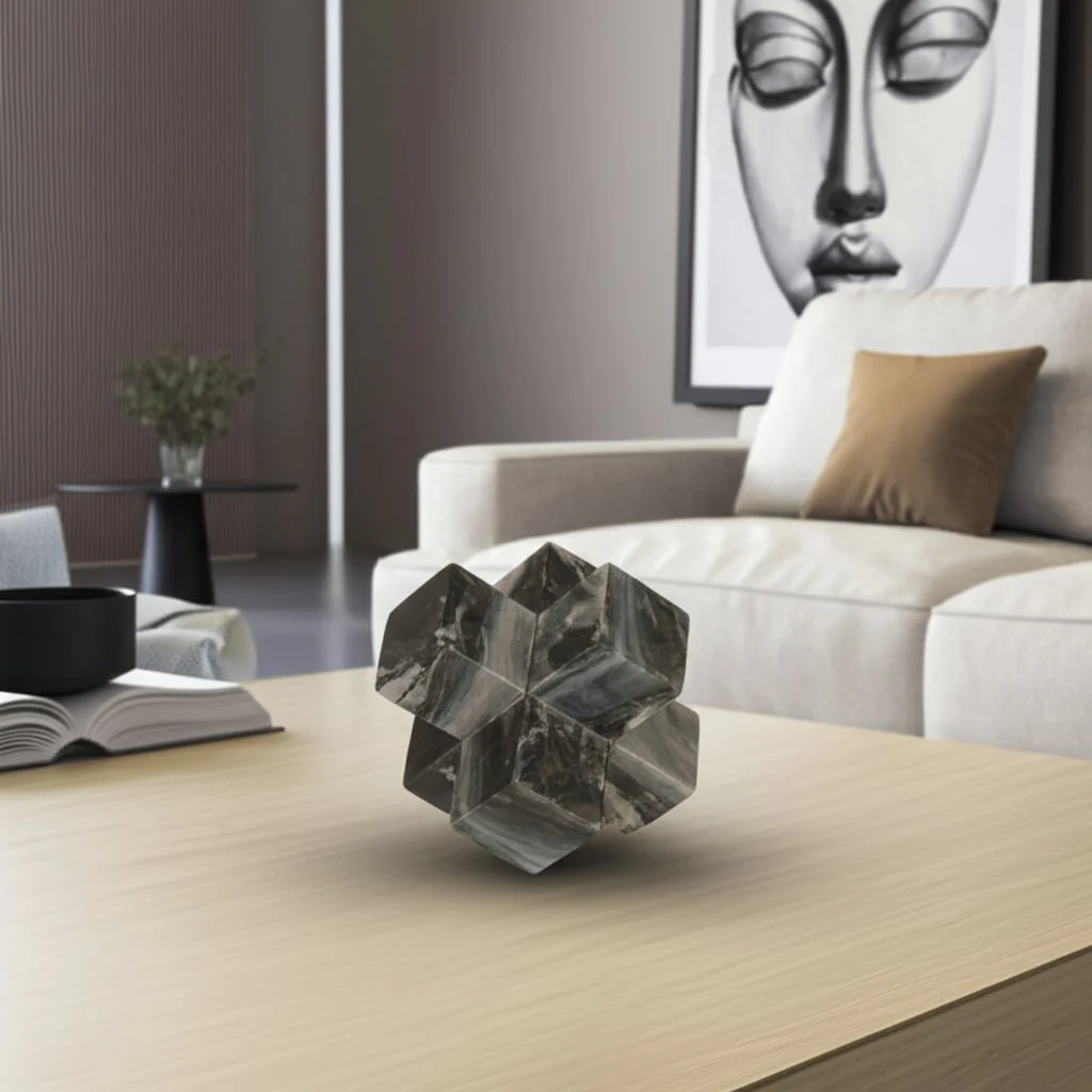 Marble 7" Jack Decor, Gray - Image 6