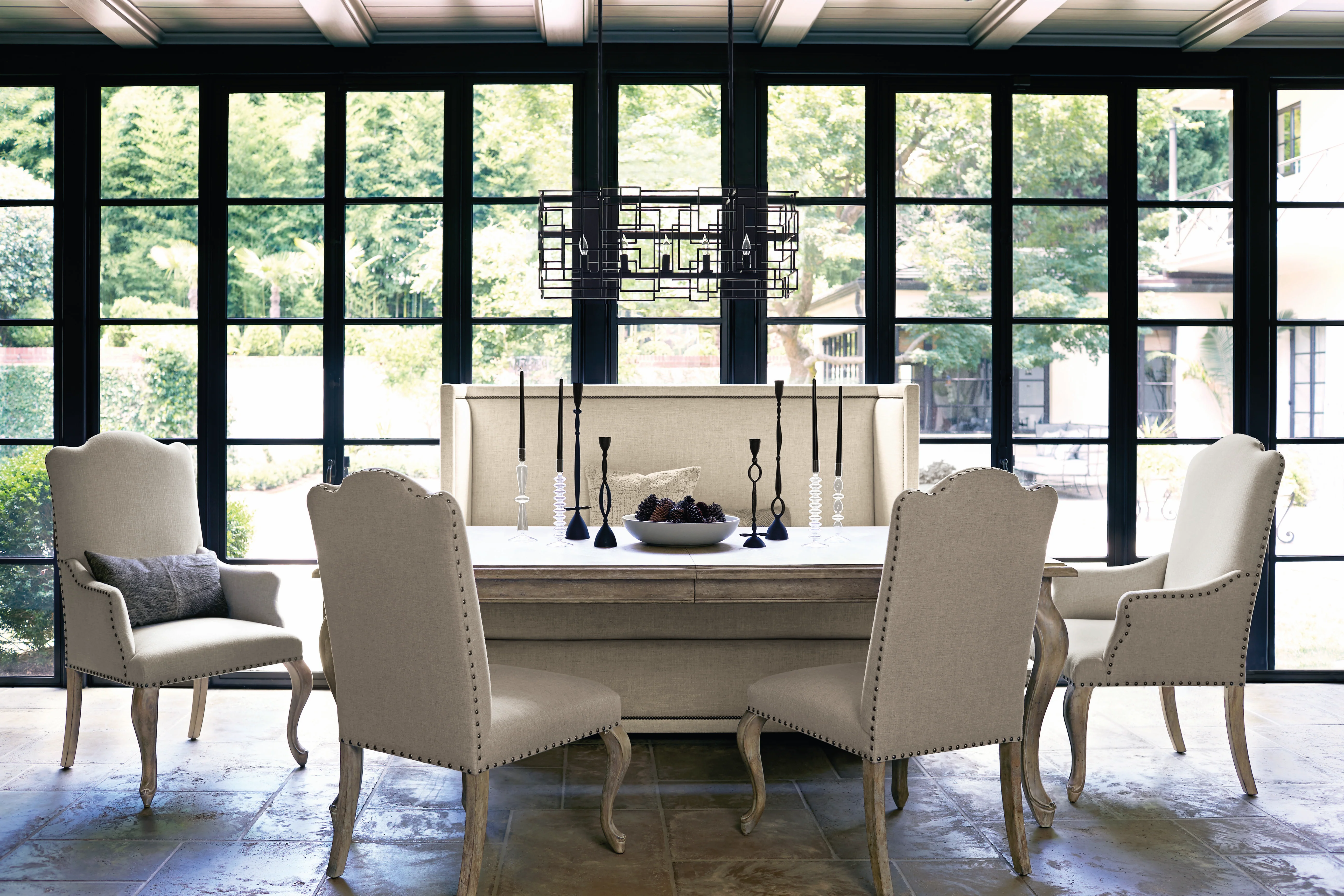Marcourt Fabric Banquette - Image 7