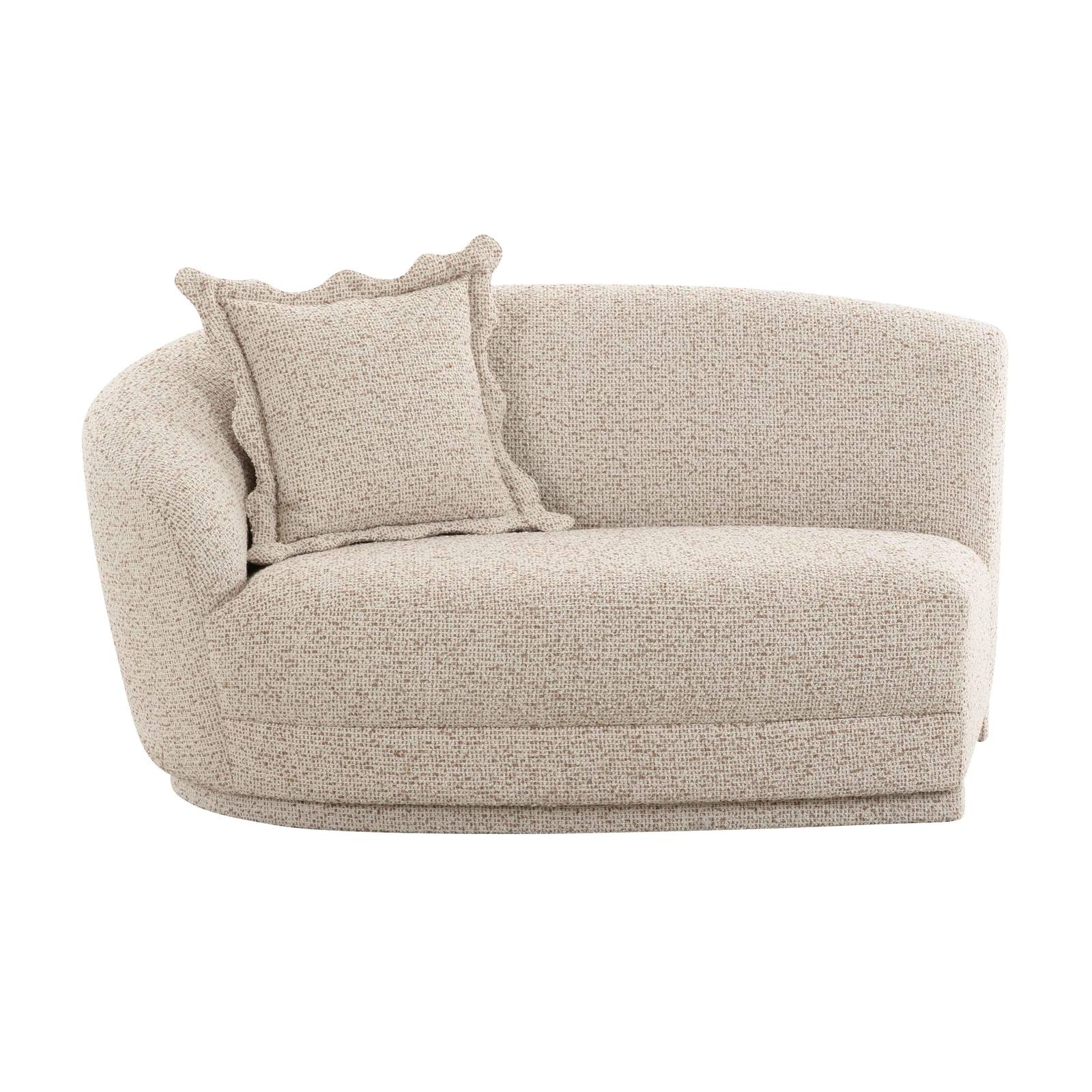 Marion Two-Tone Textured Boucle Loveseat - LAF - Image 3