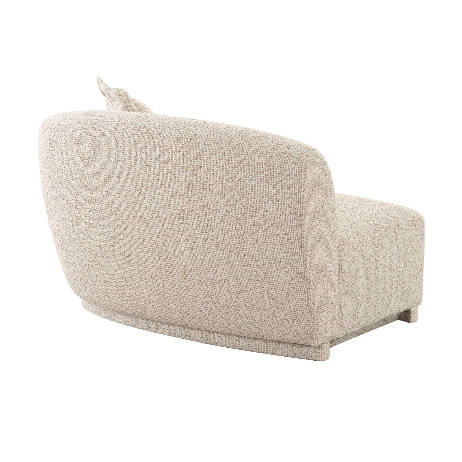 Marion Two-Tone Textured Boucle Loveseat - RAF - Image 4