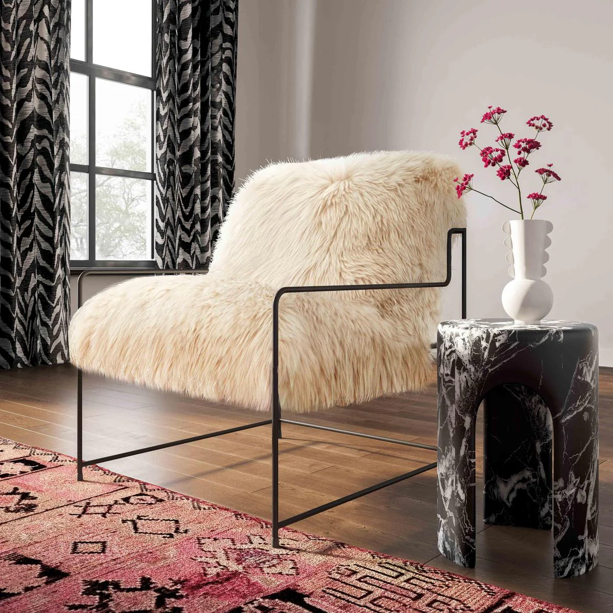 Marisol Concrete Side Table - Image 2