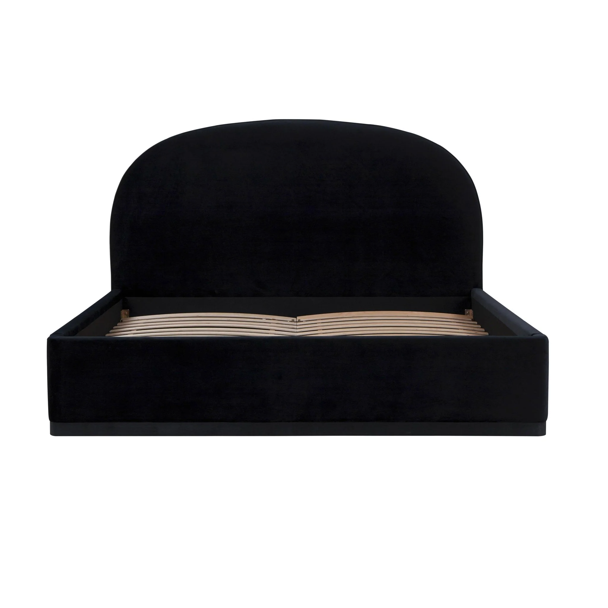 Marlow Black Velvet King Bed - Image 7