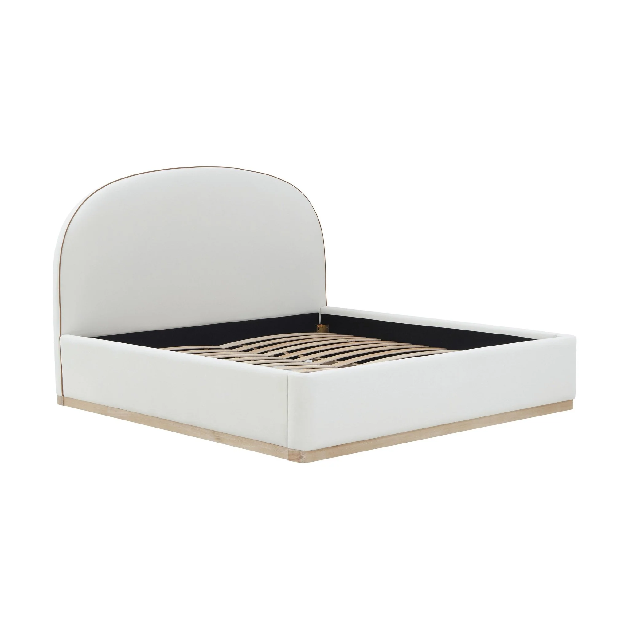 Marlow Cream Velvet King Bed - Image 4