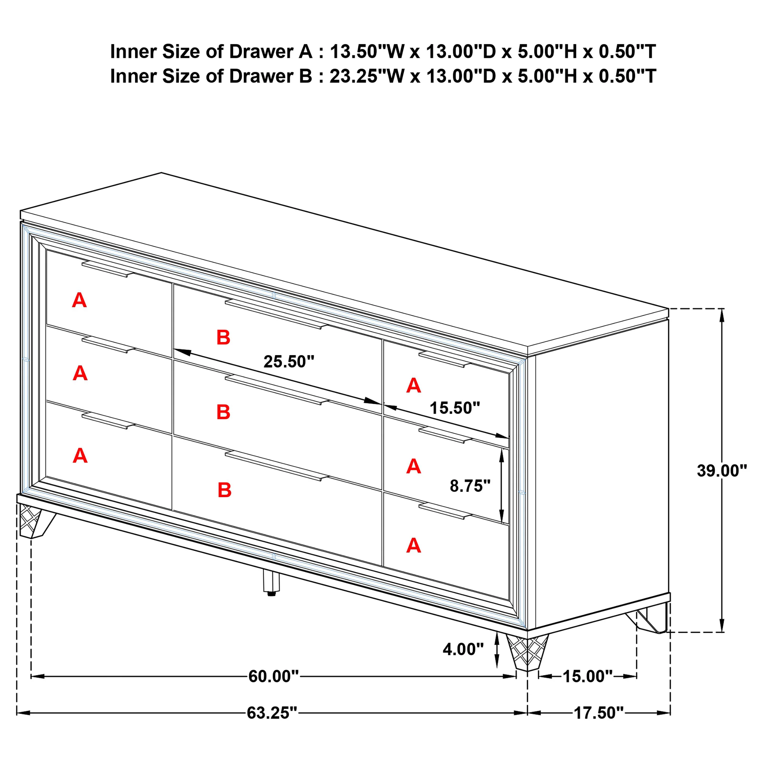 Marmore Bedroom Set - Image 76