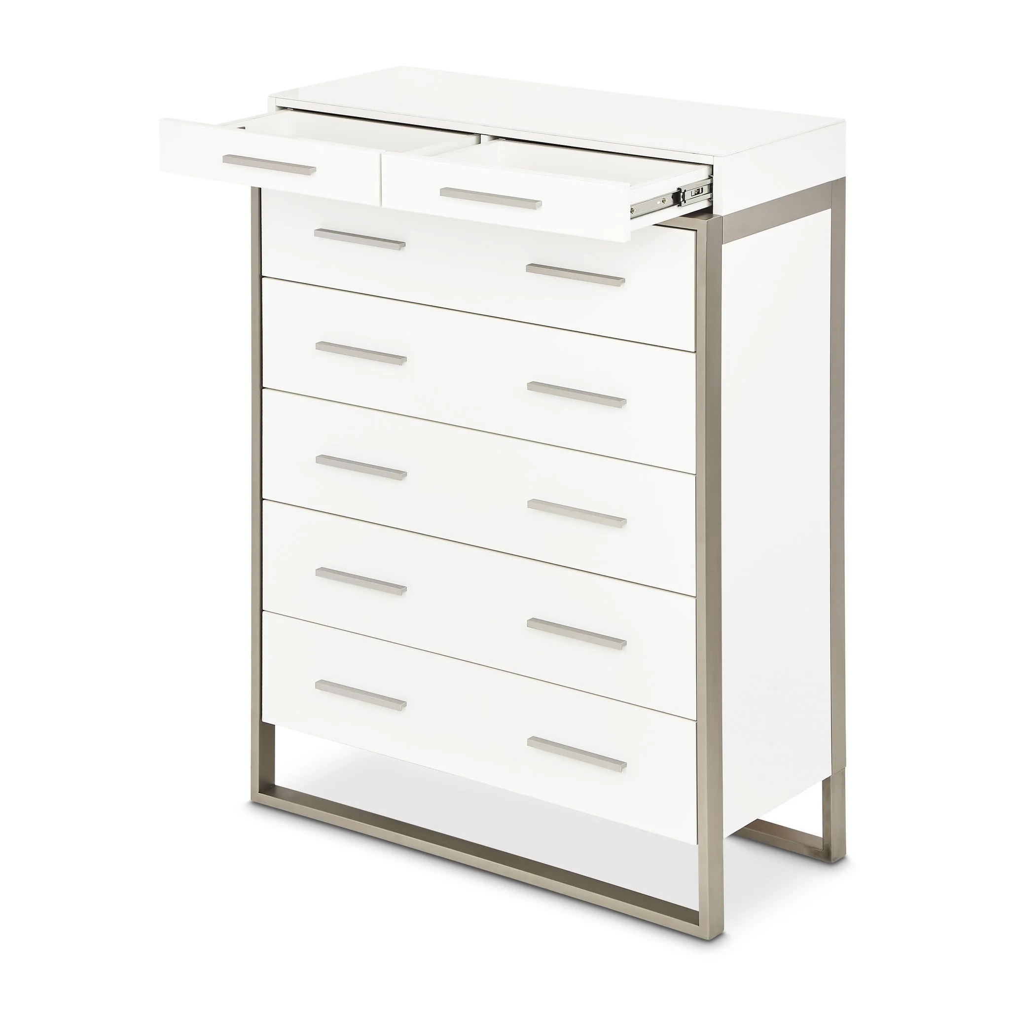 Marquee 7-Drawer Chest - Cloud White - Image 5