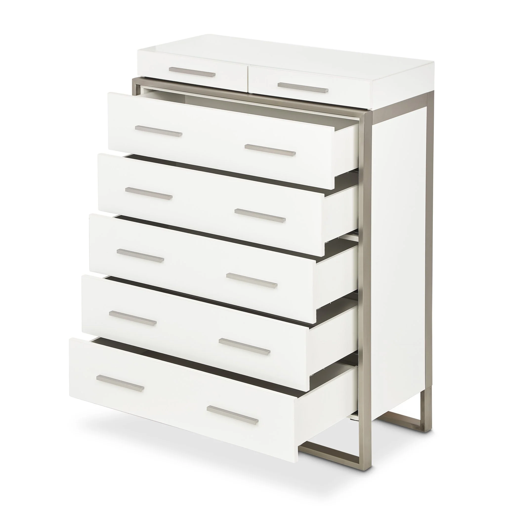 Marquee 7-Drawer Chest - Cloud White - Image 7