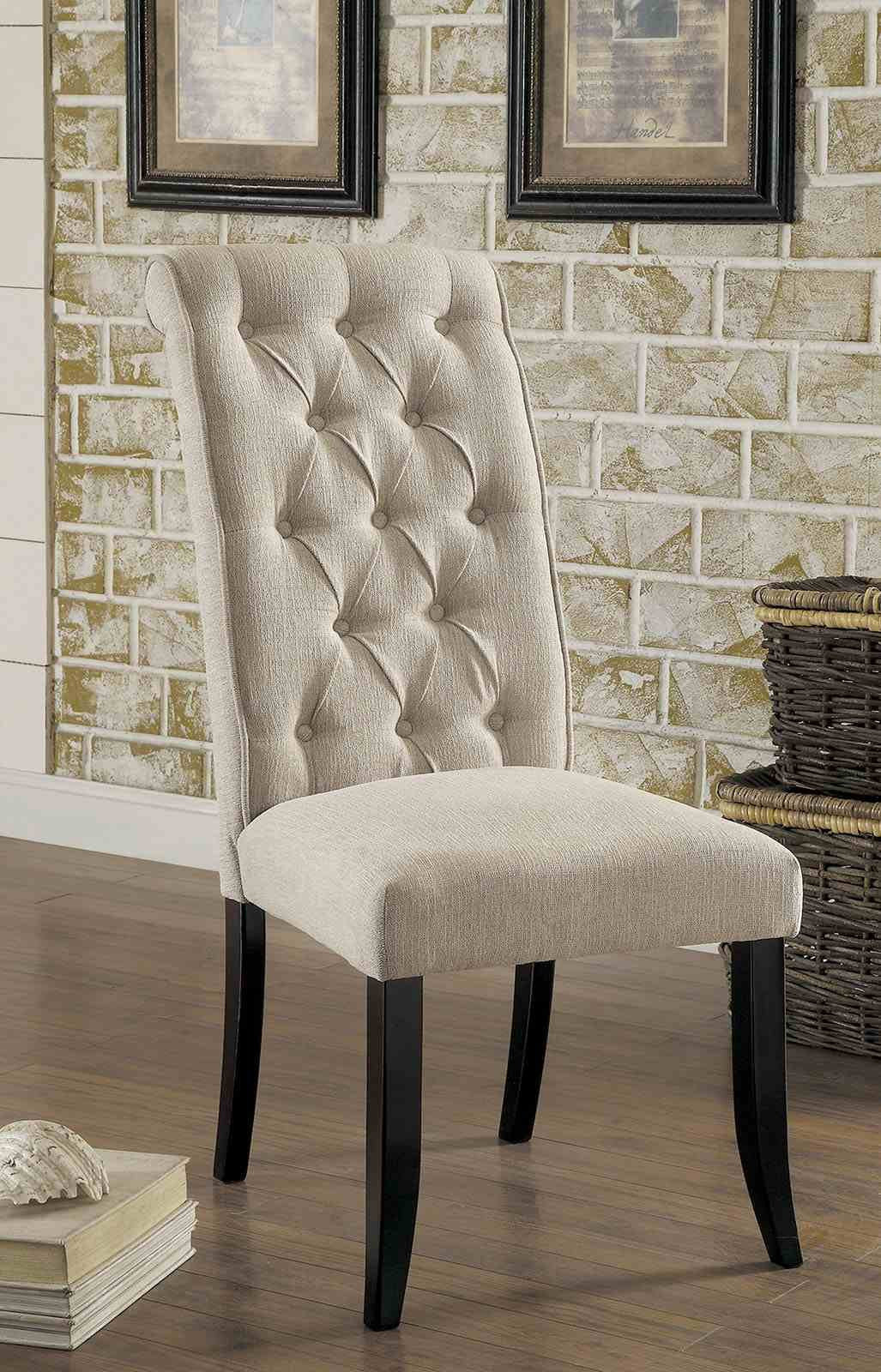 Marshall Side Chair, Beige (2/CTN)