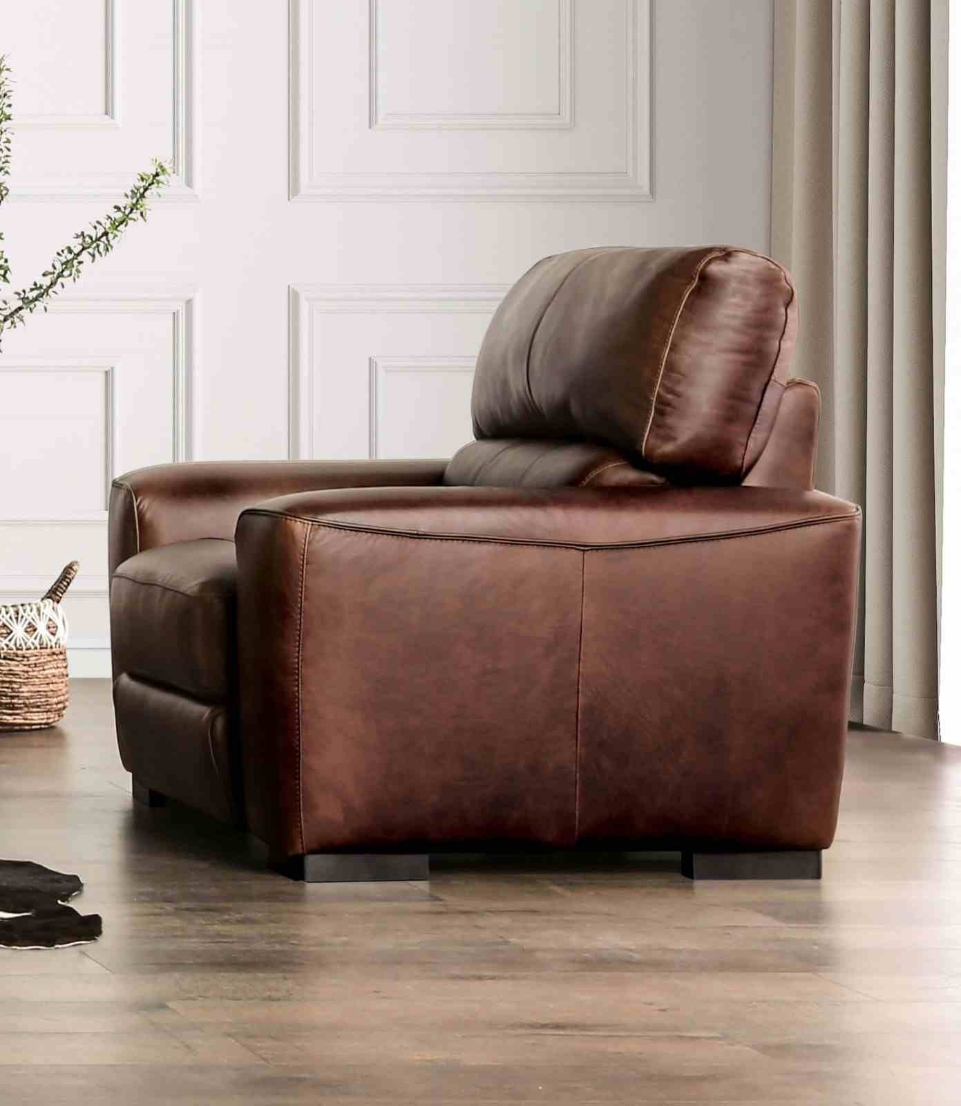 Marsicano Loveseat, Cognac