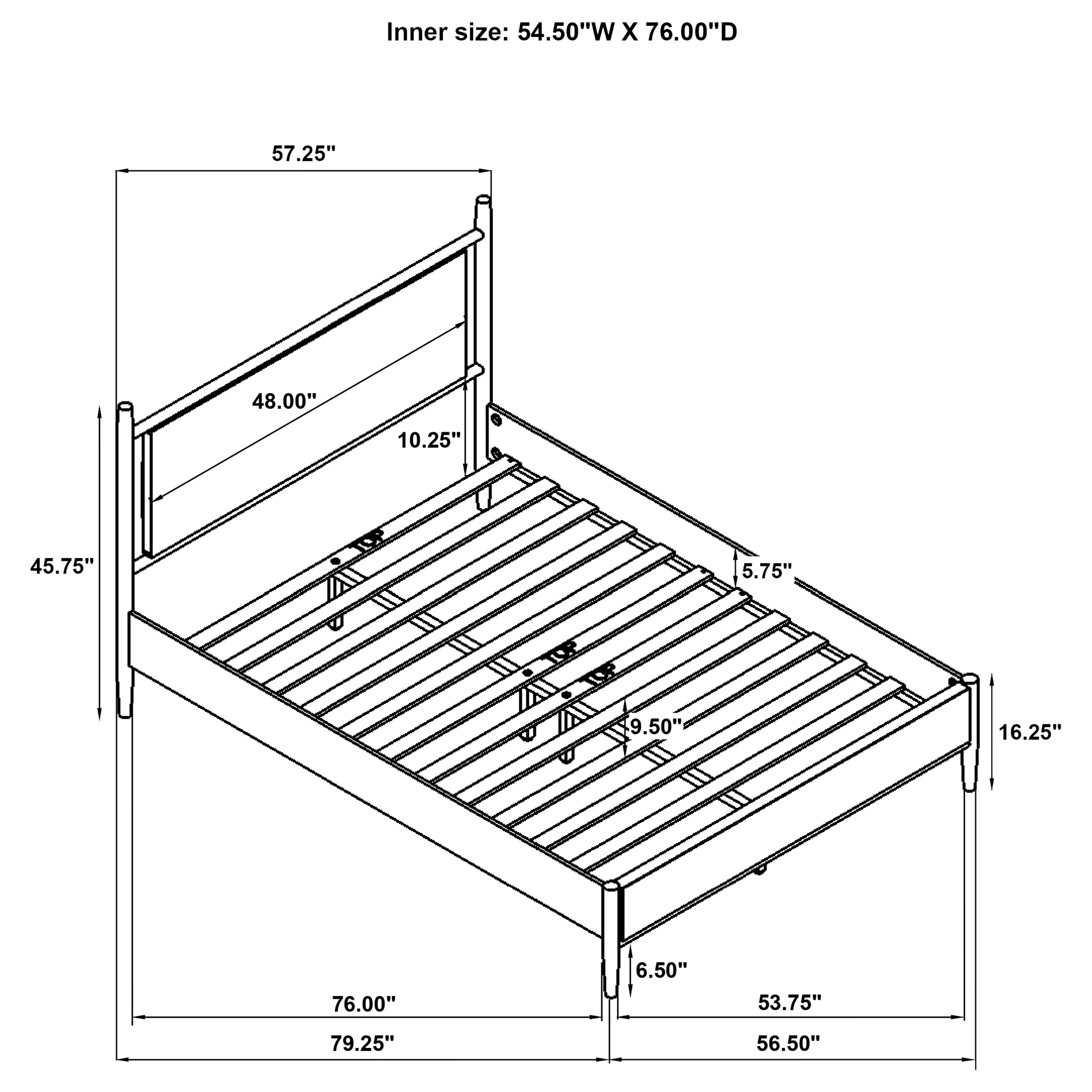 Mason Panel Platform Bed - Image 30
