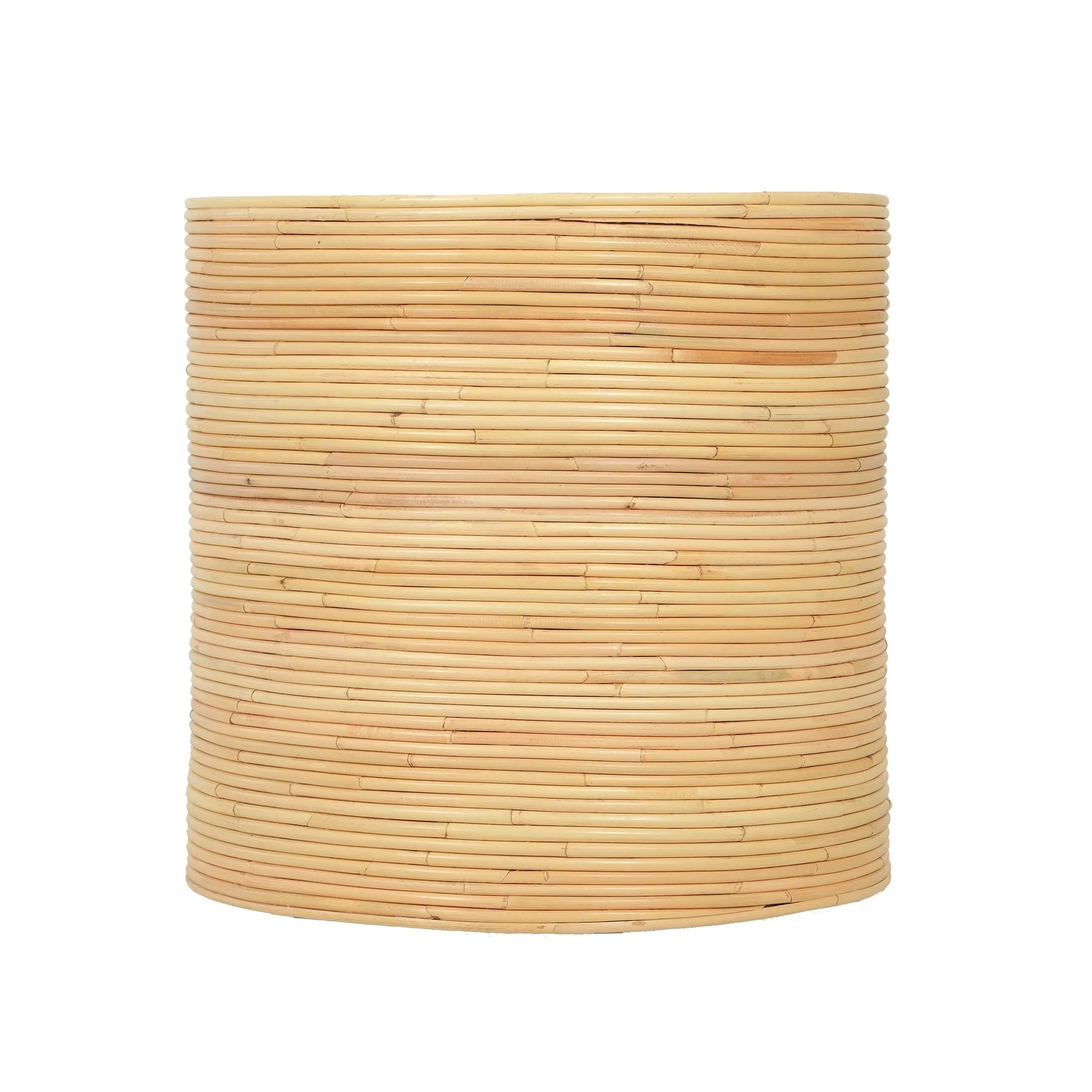 Matea Natural Rattan Arch Side Table - Image 2