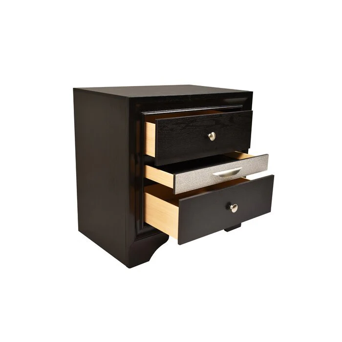 Matrix 4 Pc Queen Bed Black - Image 15