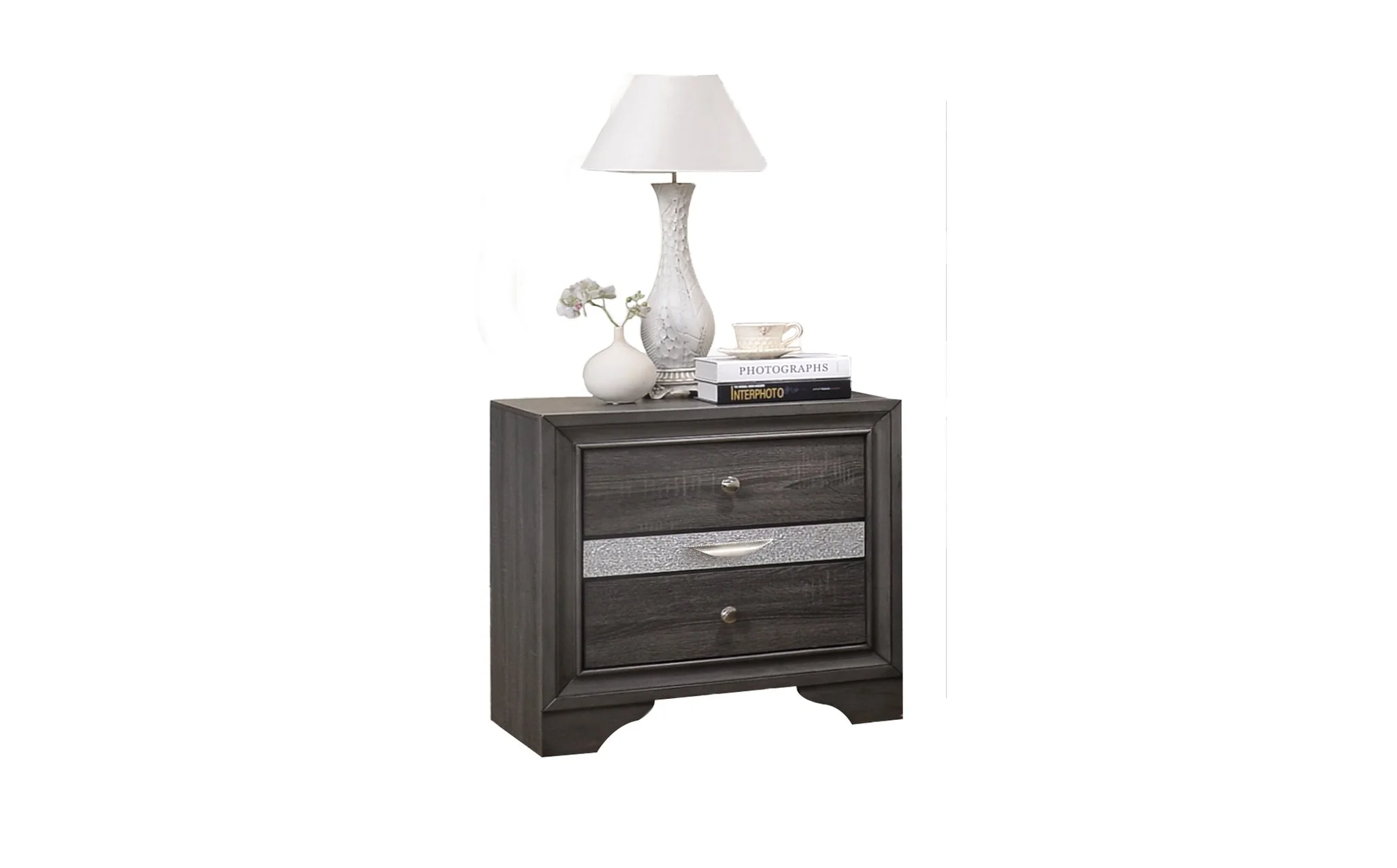 Matrix 4 Pc Queen Bed Gray - Image 15