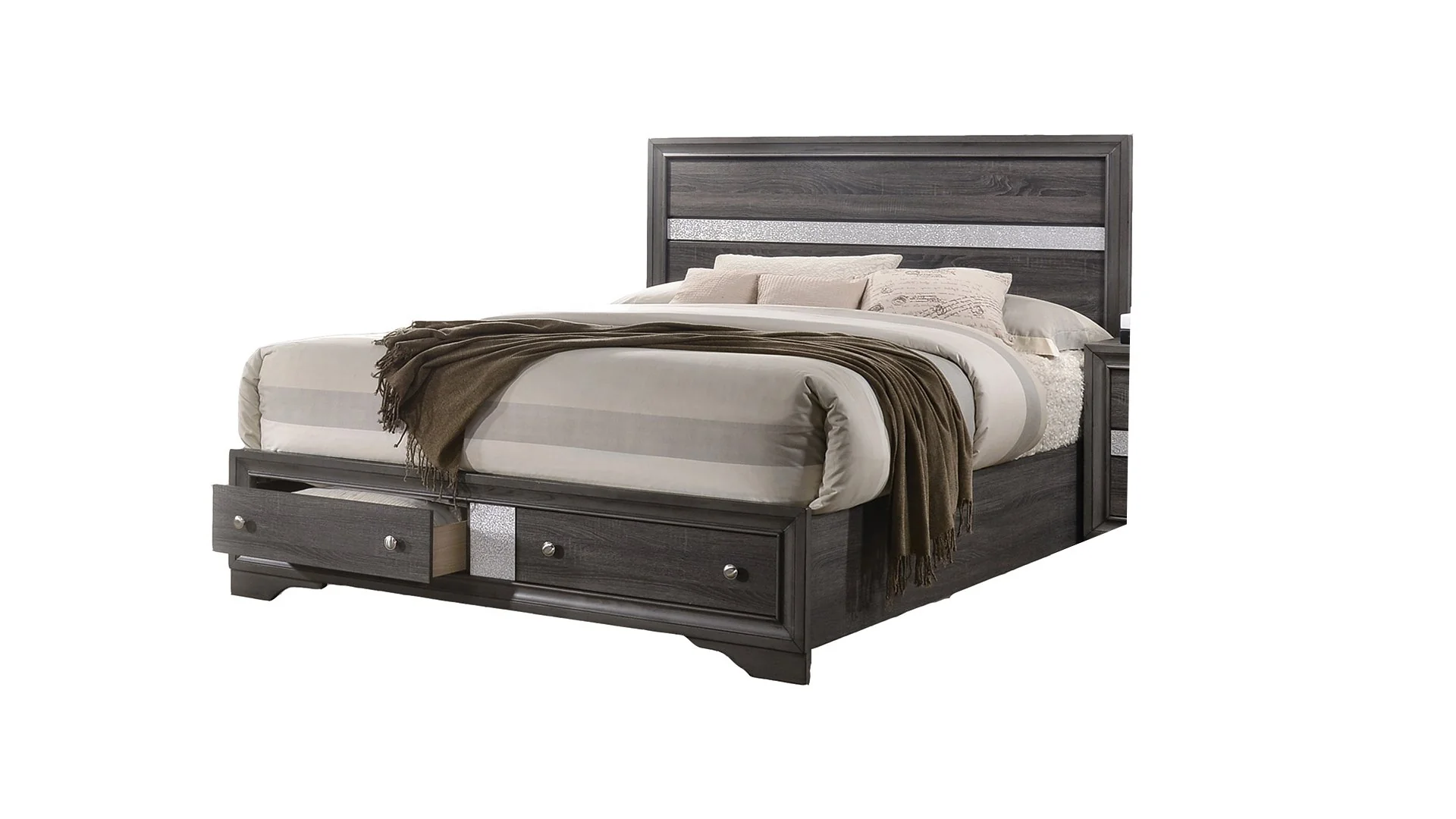 Matrix Full Bed Gray - Image 3