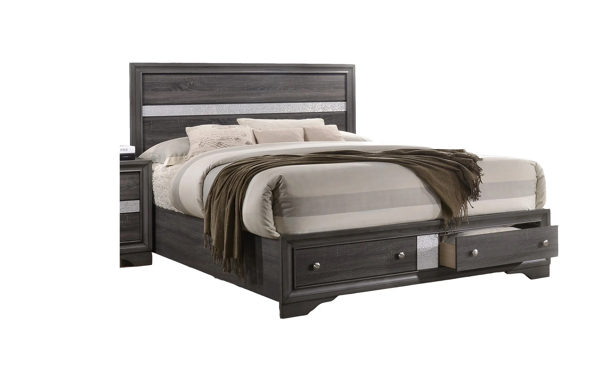 Matrix Full Bed Gray - Image 4