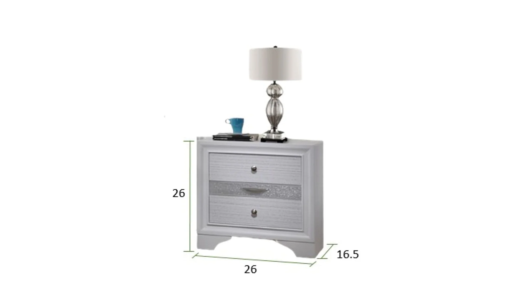 Matrix Nightstand White - Image 2