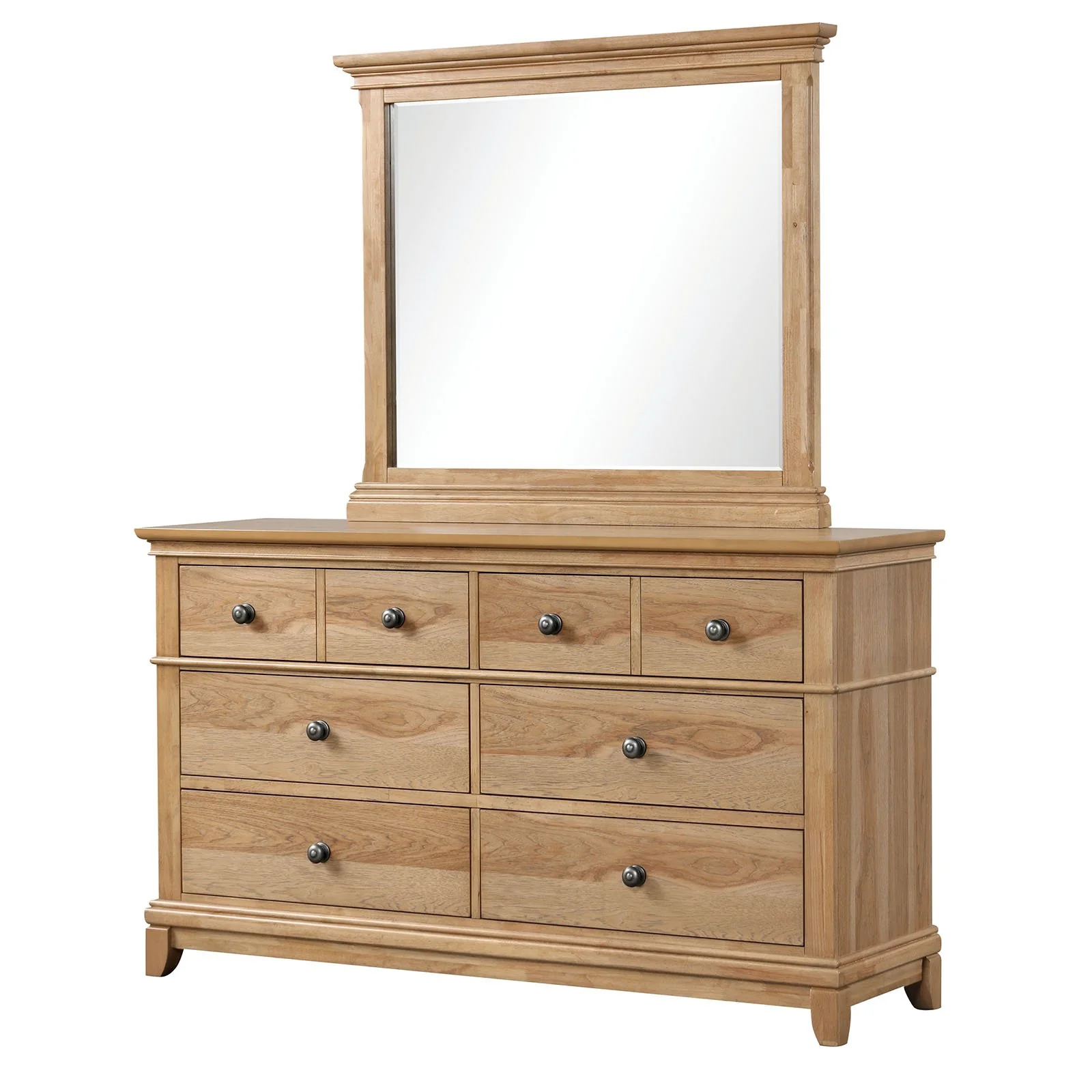 Mchenry Mirror, Natural Oak - Image 3