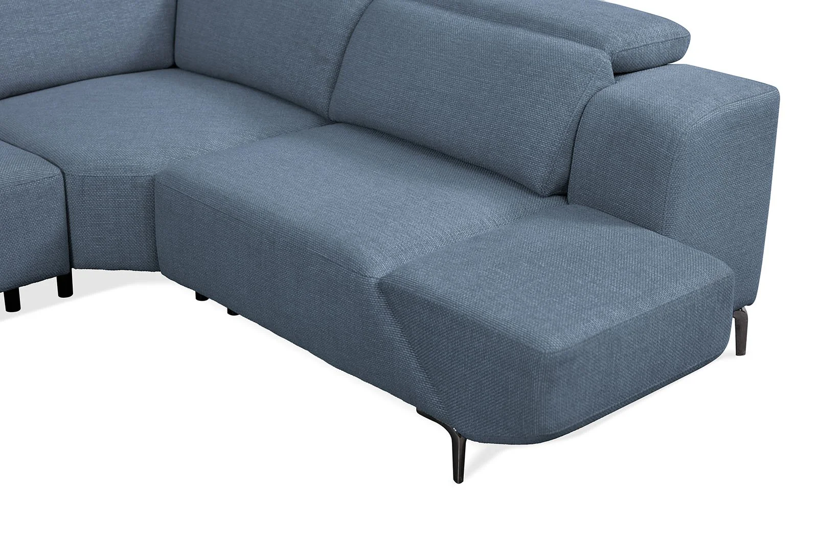 Melancton Power Sectional, Blue - Image 4